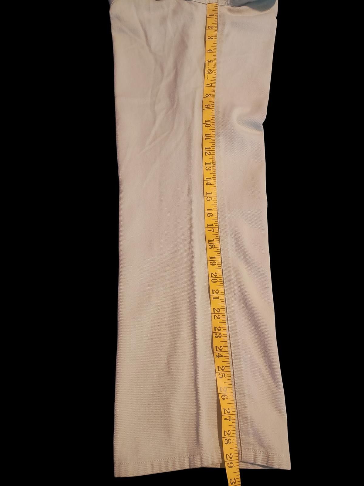 Designer Christopher & Banks Stylish Light Green Wide-Leg Jeans Size 28" / US 6 / IT 42 - 6 Thumbnail