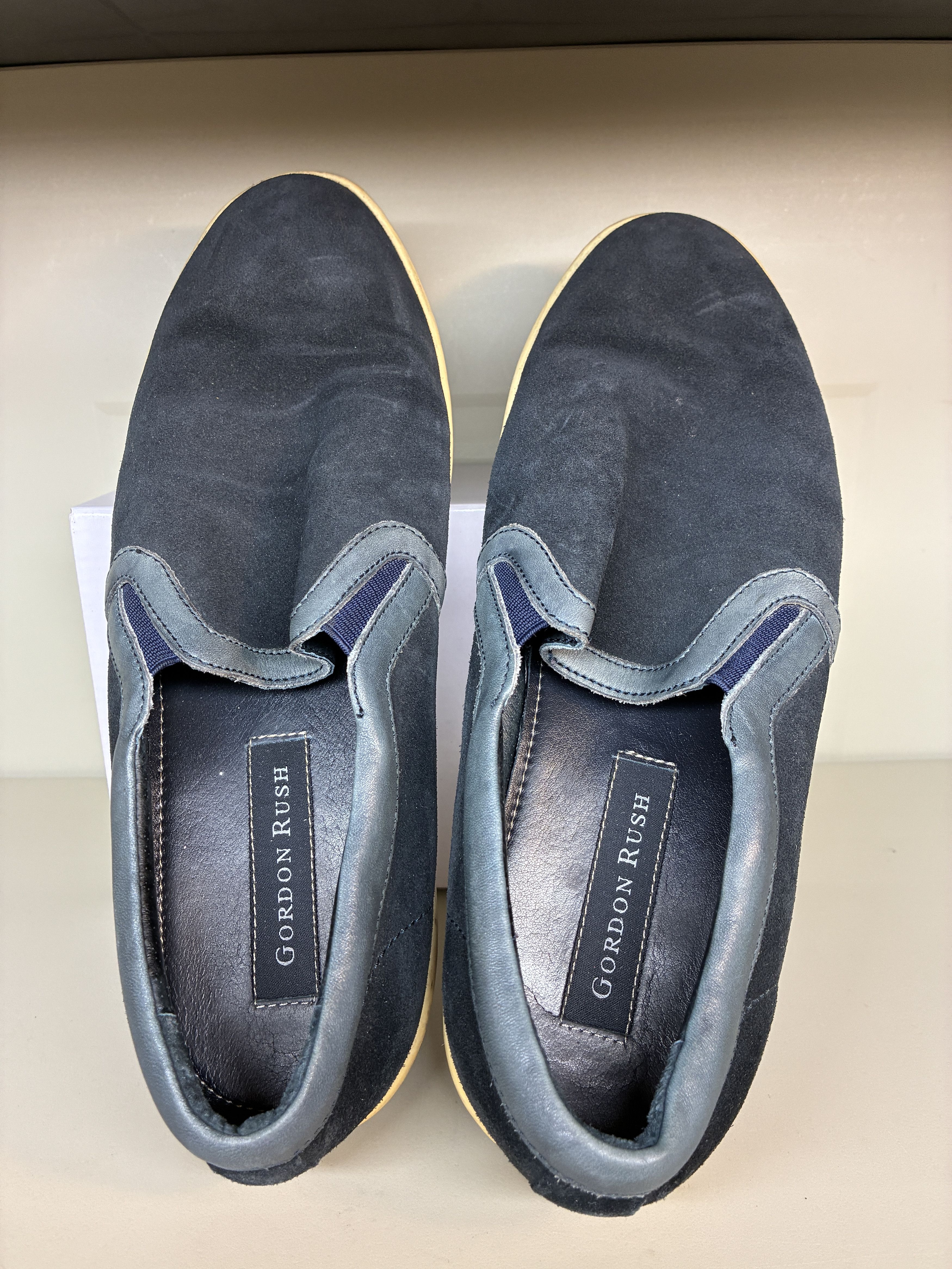 Gordon Rush Gordon Rush Sz 9 Suede Slip On Sneakers Shoes 102531 Leather Size US 9 / EU 42 - 1 Thumbnail