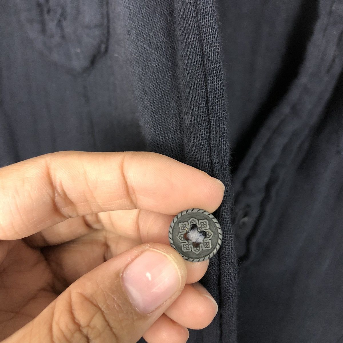 In The Attic 📌Rich Black Shirt Button Jacket In The Attic Punk Design Size US L / EU 52-54 / 3 - 17 Thumbnail