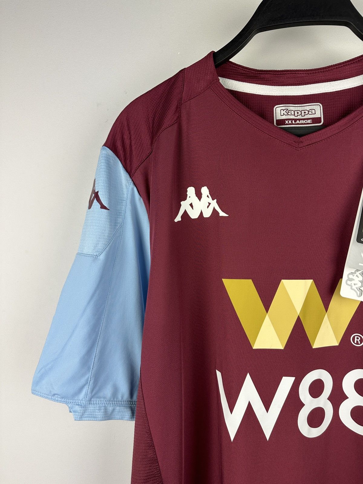 Kappa NEW🏷️ Aston Villa Kappa Soccer Jersey Size US XXL / EU 58 / 5 - 2 Thumbnail