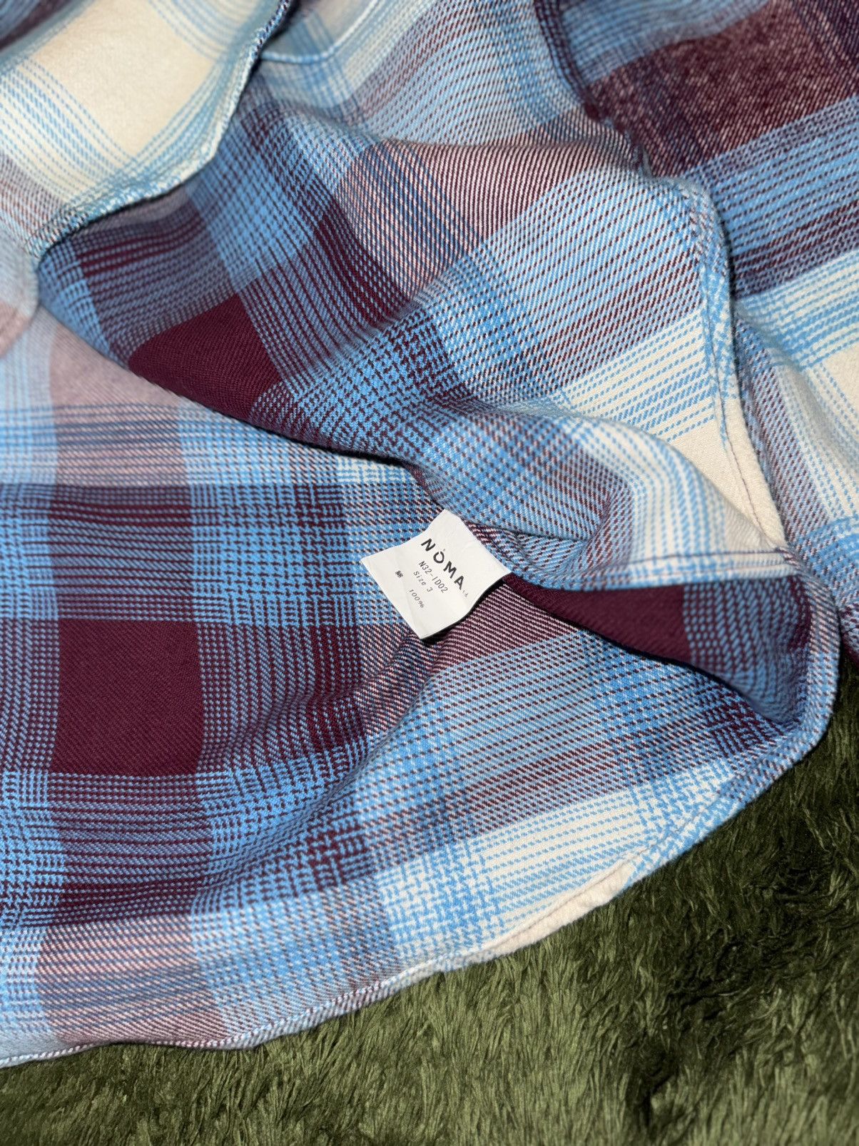 NOMA t.d [3] NOMA t.d. Multi Check Flannel Shirt Size US XL / EU 56 / 4 - 6 Thumbnail