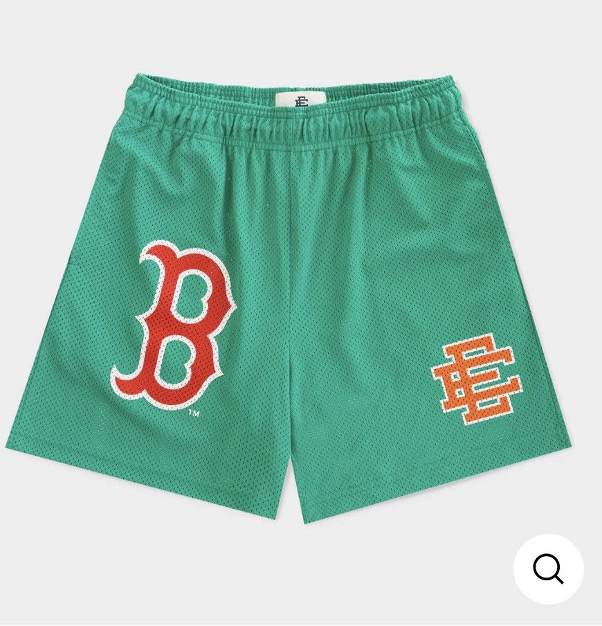 image of Eric Emanuel Mlb Shorts in Green, Men's (Size 33)