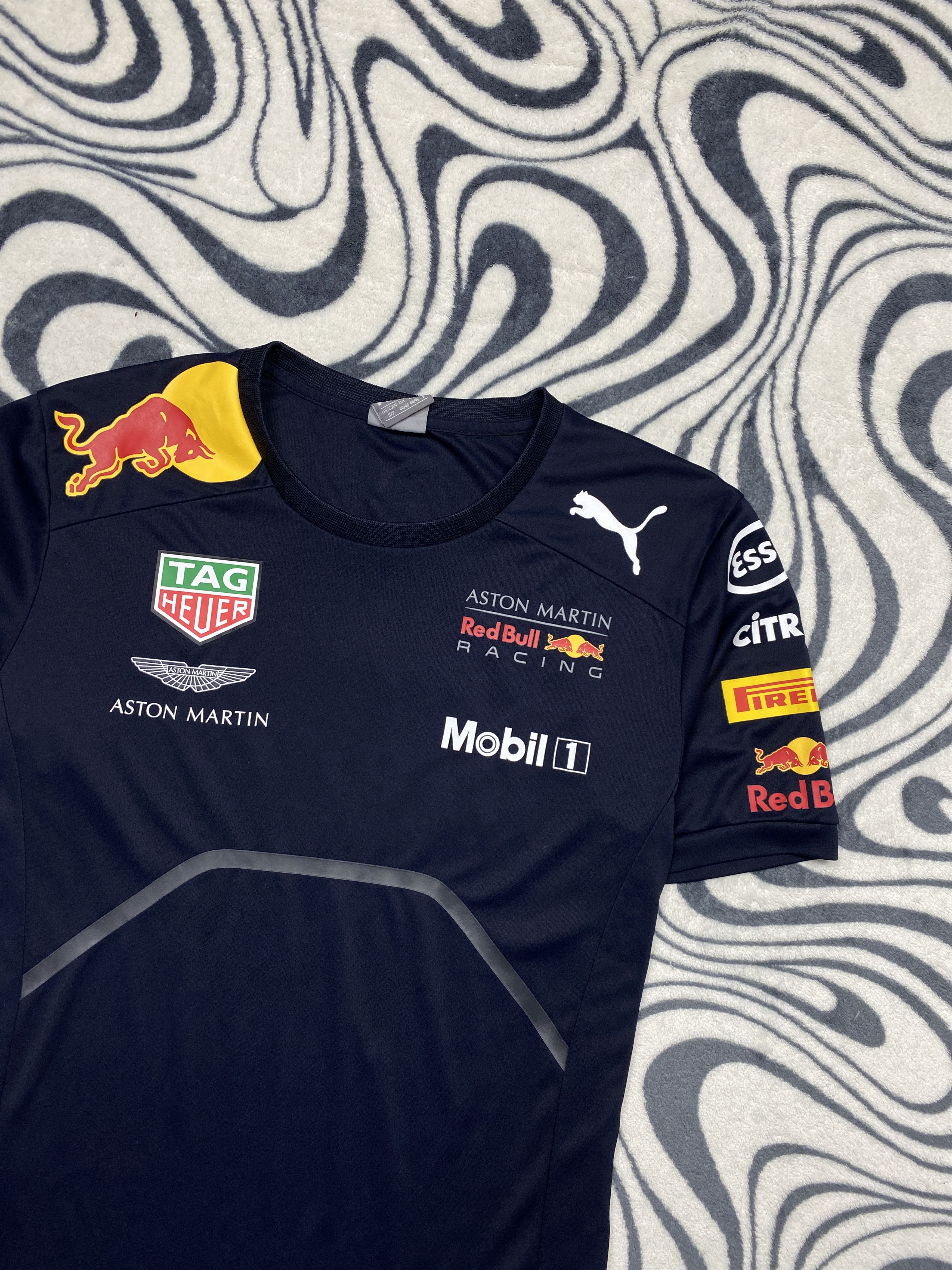 Puma × Red Bull Puma Red Bull Racing Aston Martin Mens Polo Shirt Size US S / EU 44-46 / 1 - 2 Thumbnail