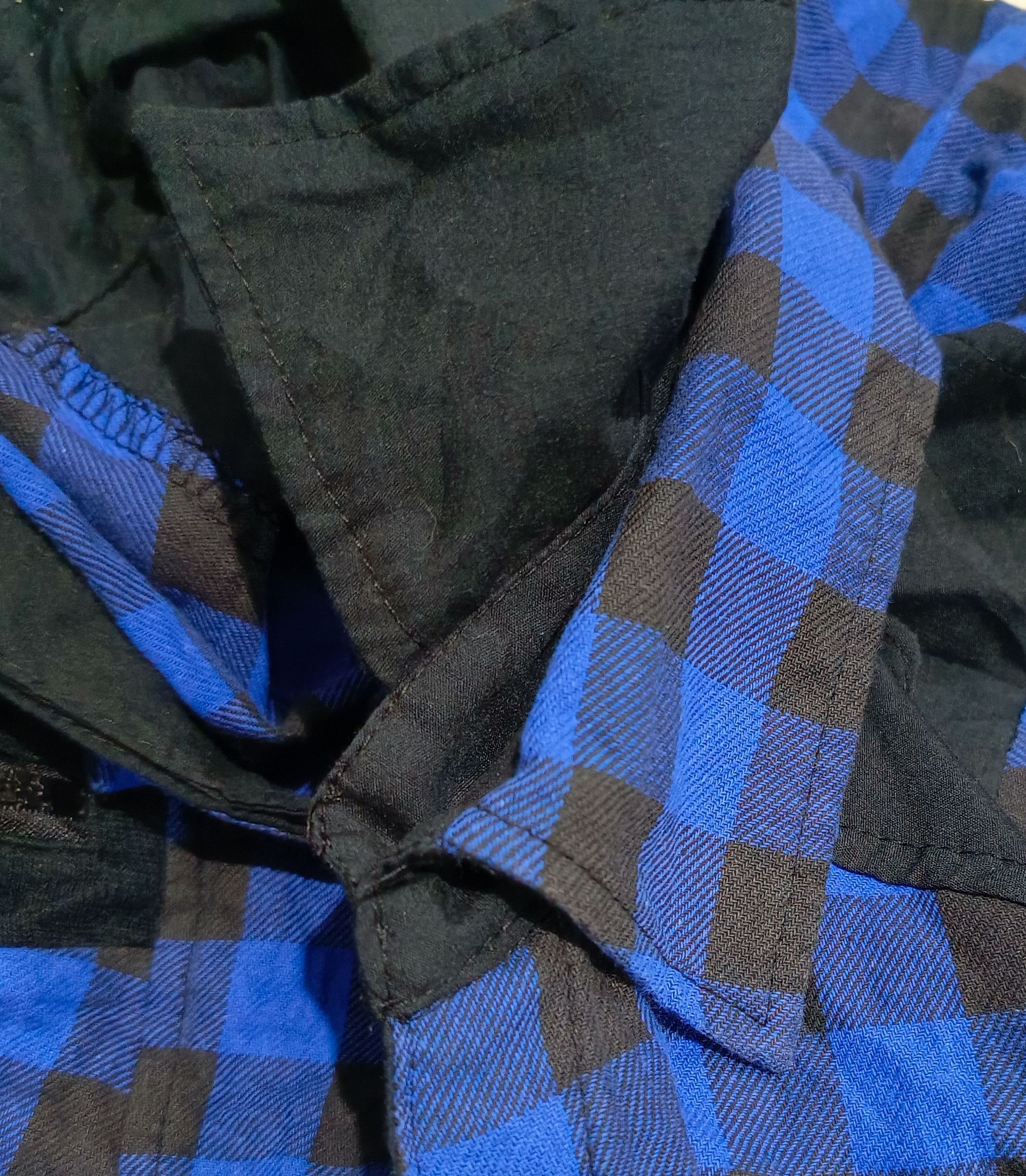 20471120 × If Six Was Nine × Japanese Brand Double Collar Flannel Pacth Punk Ghotic Bondage Jacket Size M / US 6-8 / IT 42-44 - 5 Thumbnail