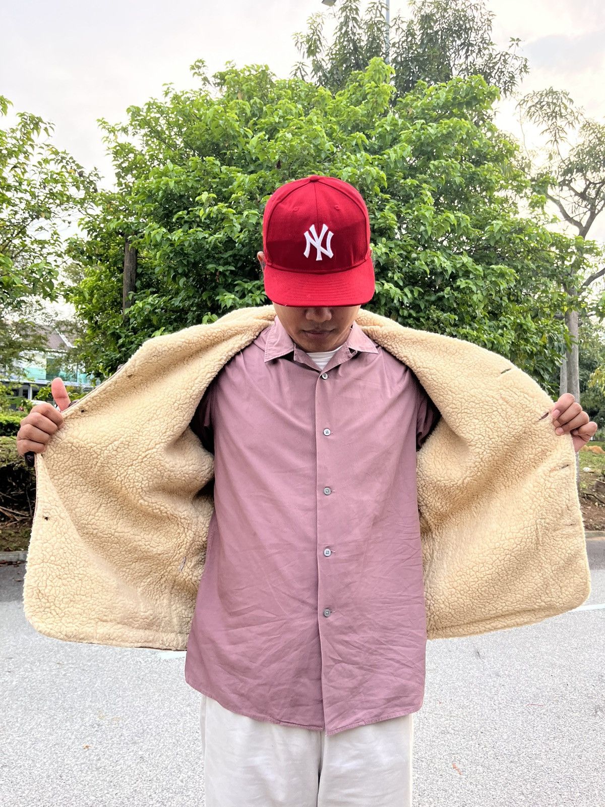 Schott Vintage 90s sherling wool jacket Size US L / EU 52-54 / 3 - 9 Thumbnail