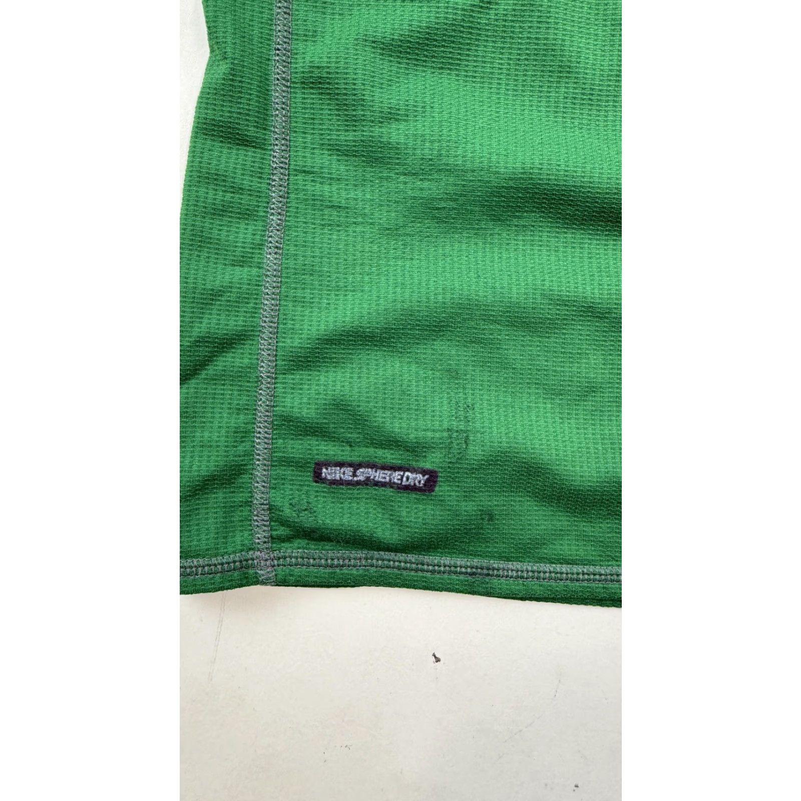Nike Nike Shirt Mens Large Green Sphere Dry Short Sleeve Running Training Top Tee Size US L / EU 52-54 / 3 - 3 Thumbnail