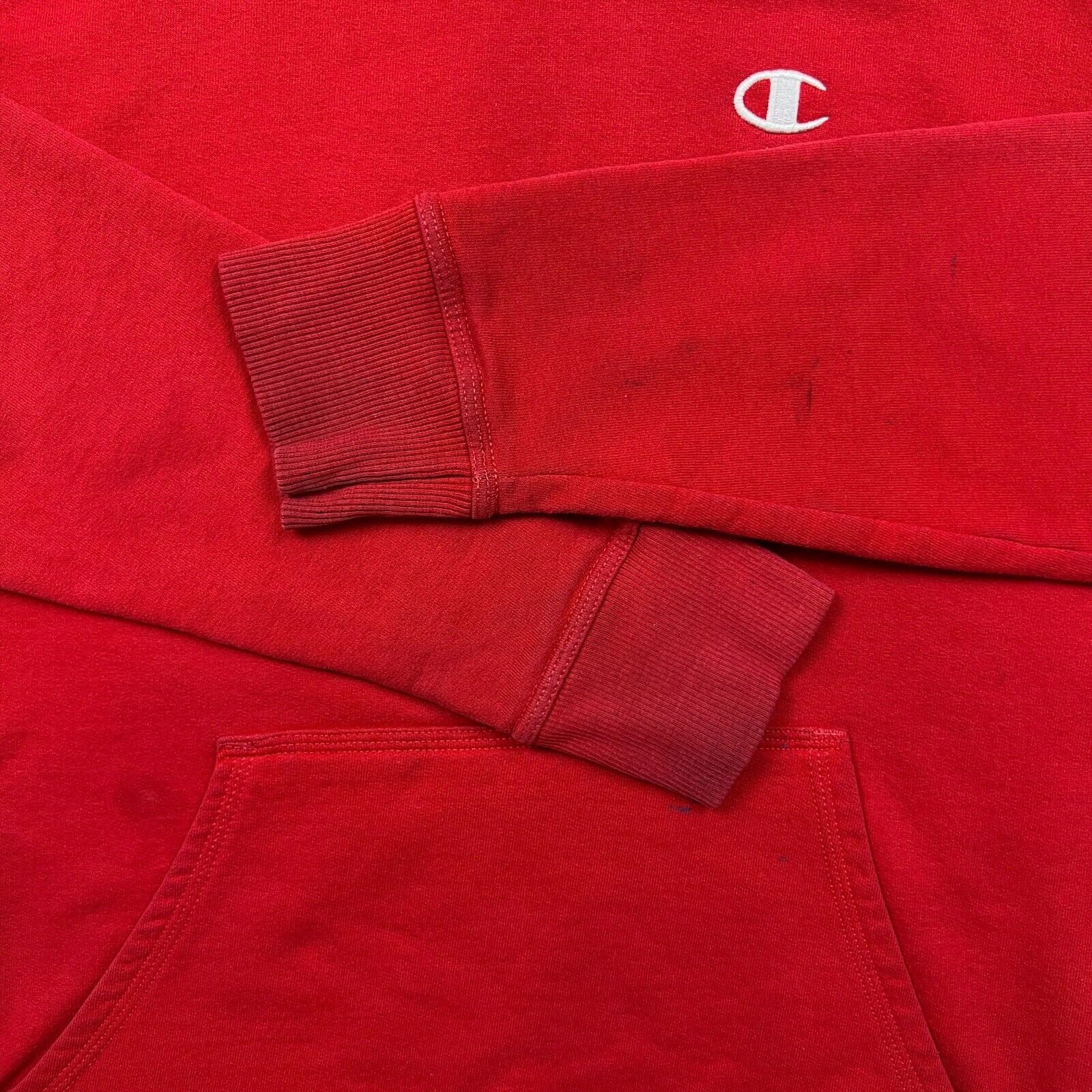 Champion × Vintage Champion Hoodie Small Authentic Pullover Hooded Sweatshirt Size US S / EU 44-46 / 1 - 3 Thumbnail