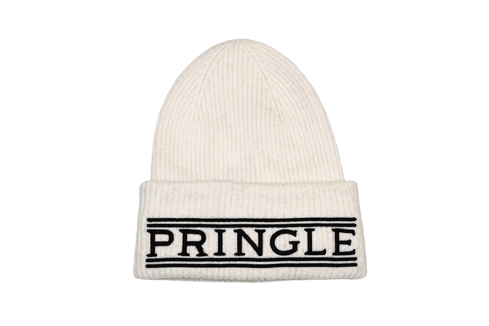 Pringle Of Scotland Pringle Of Scotland x H&M Pringle Logo Embroid Beanie Hat Size ONE SIZE - 1 Thumbnail
