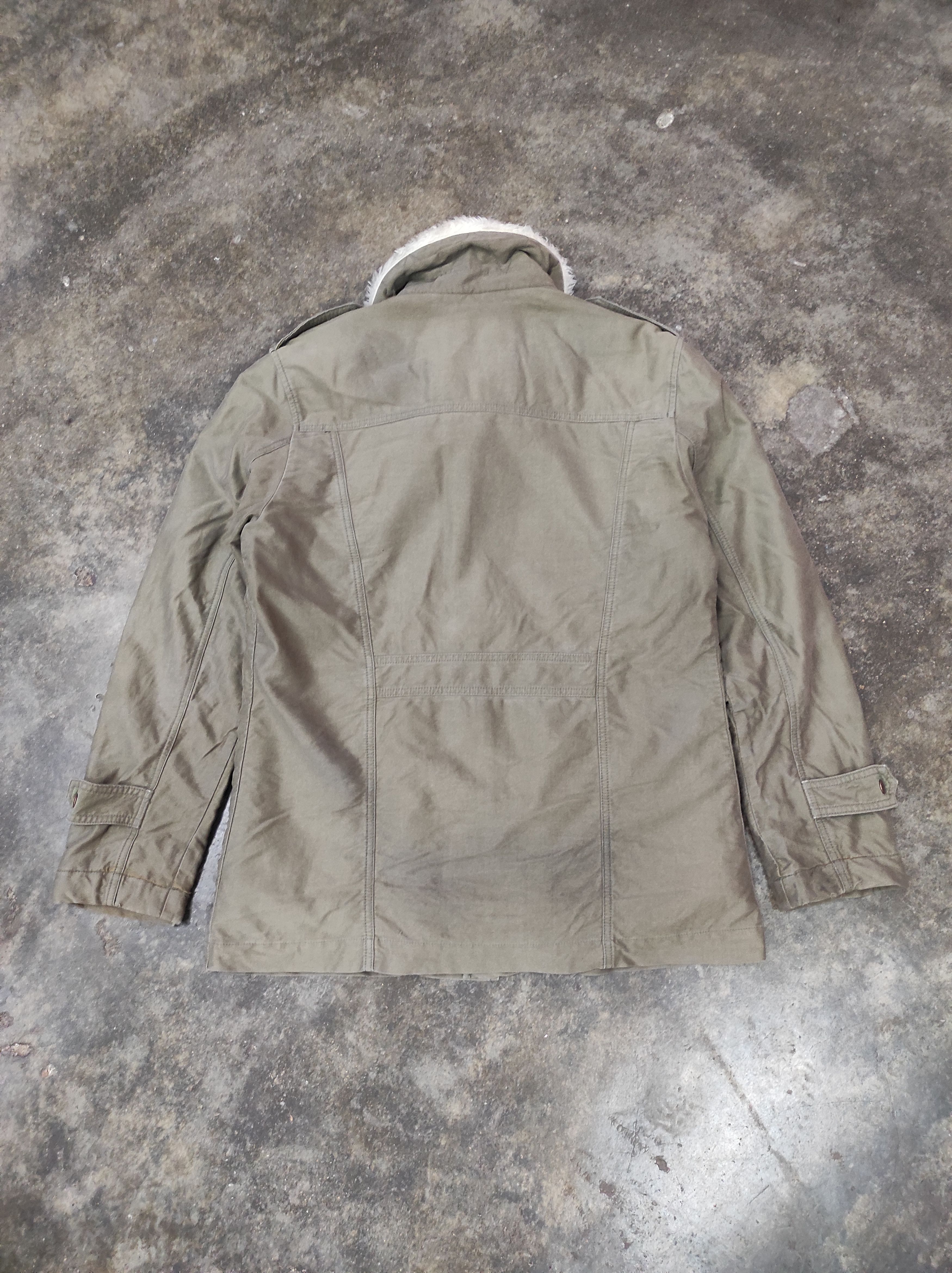 Japanese Brand × Wrangler WRANGLER WRANGE COAT SHERPA LINING JACKET DISTRESSED Size US L / EU 52-54 / 3 - 8 Thumbnail