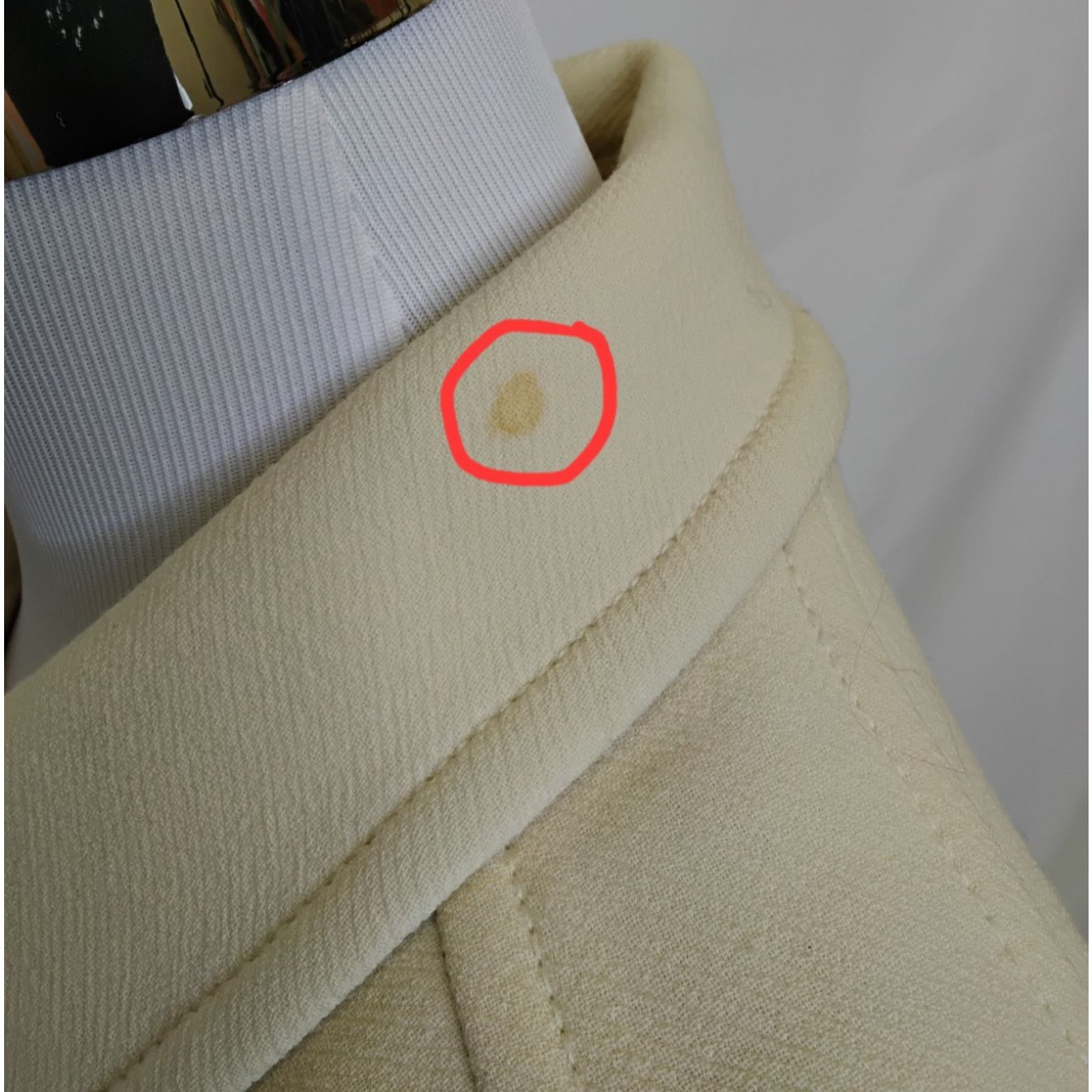 J.Crew J. Crew Wool Blend Pea Coat Women's 8 Cream Thinsulate 2007 Size M / US 6-8 / IT 42-44 - 8 Thumbnail