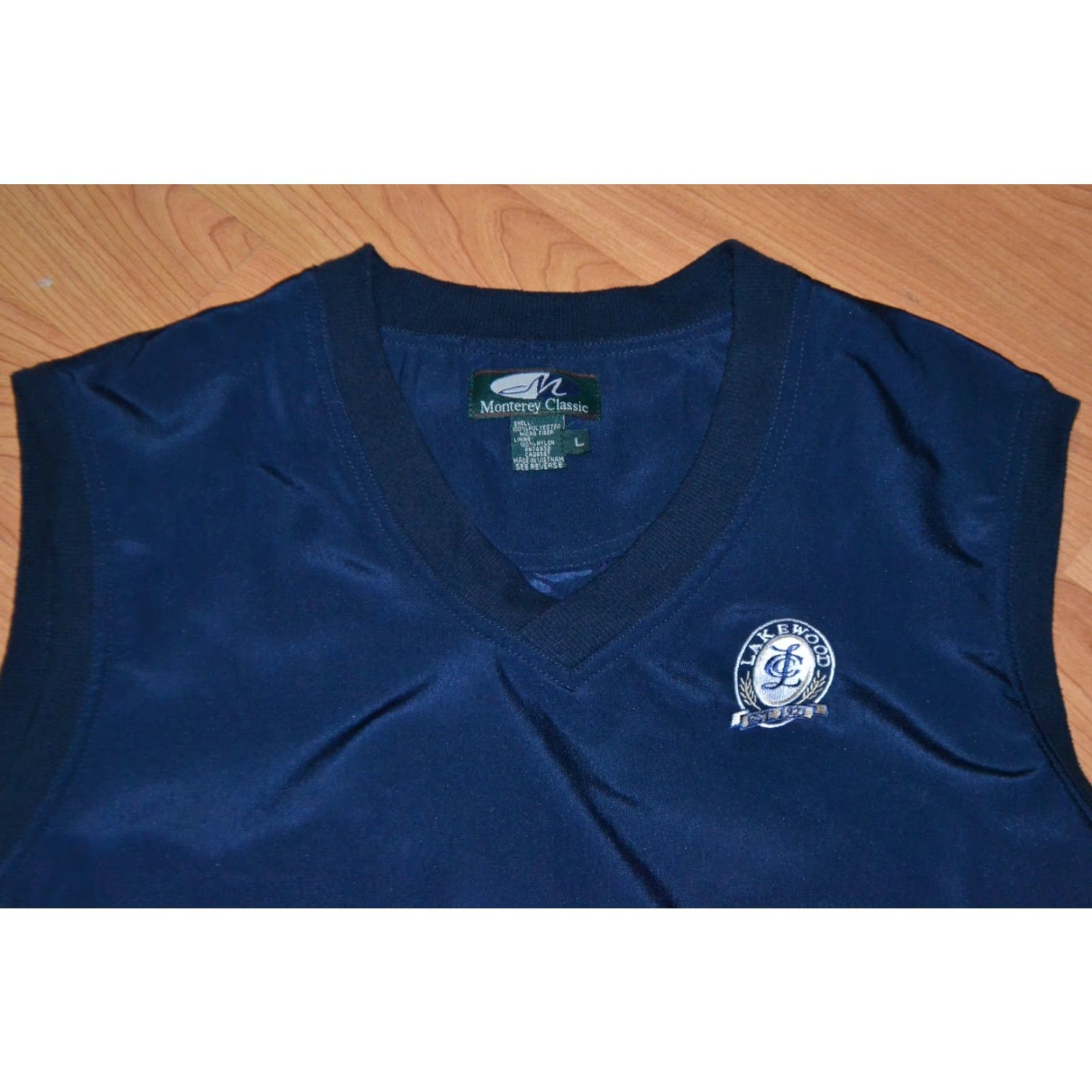 Vintage Mens Lakewood Country Club Cleveland OH Pullover Golf Vest Large Nice Westlake Size US L / EU 52-54 / 3 - 3 Thumbnail
