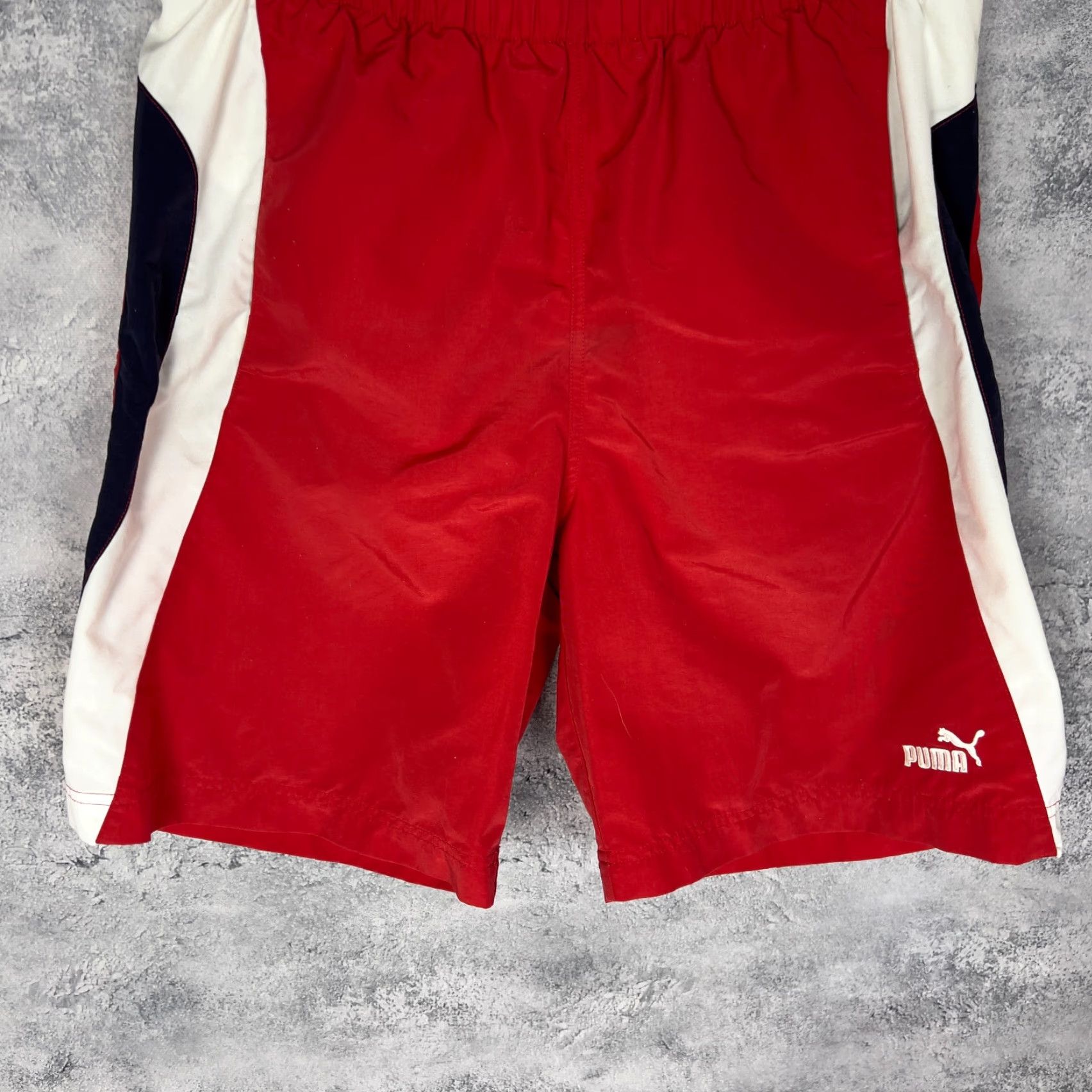Puma PUMA Shorts Men’s Red M Athletic Vintage? No Size US 31 - 3 Thumbnail