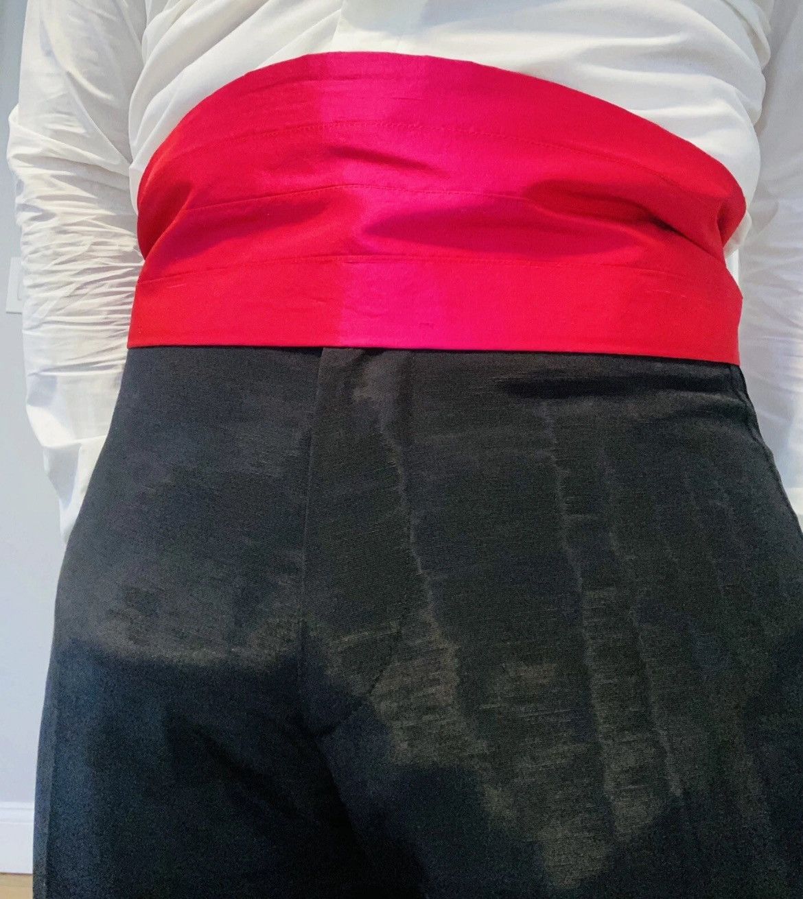 Versace Gianni Versace black and pink Tuxedo Size 48R - 9 Thumbnail