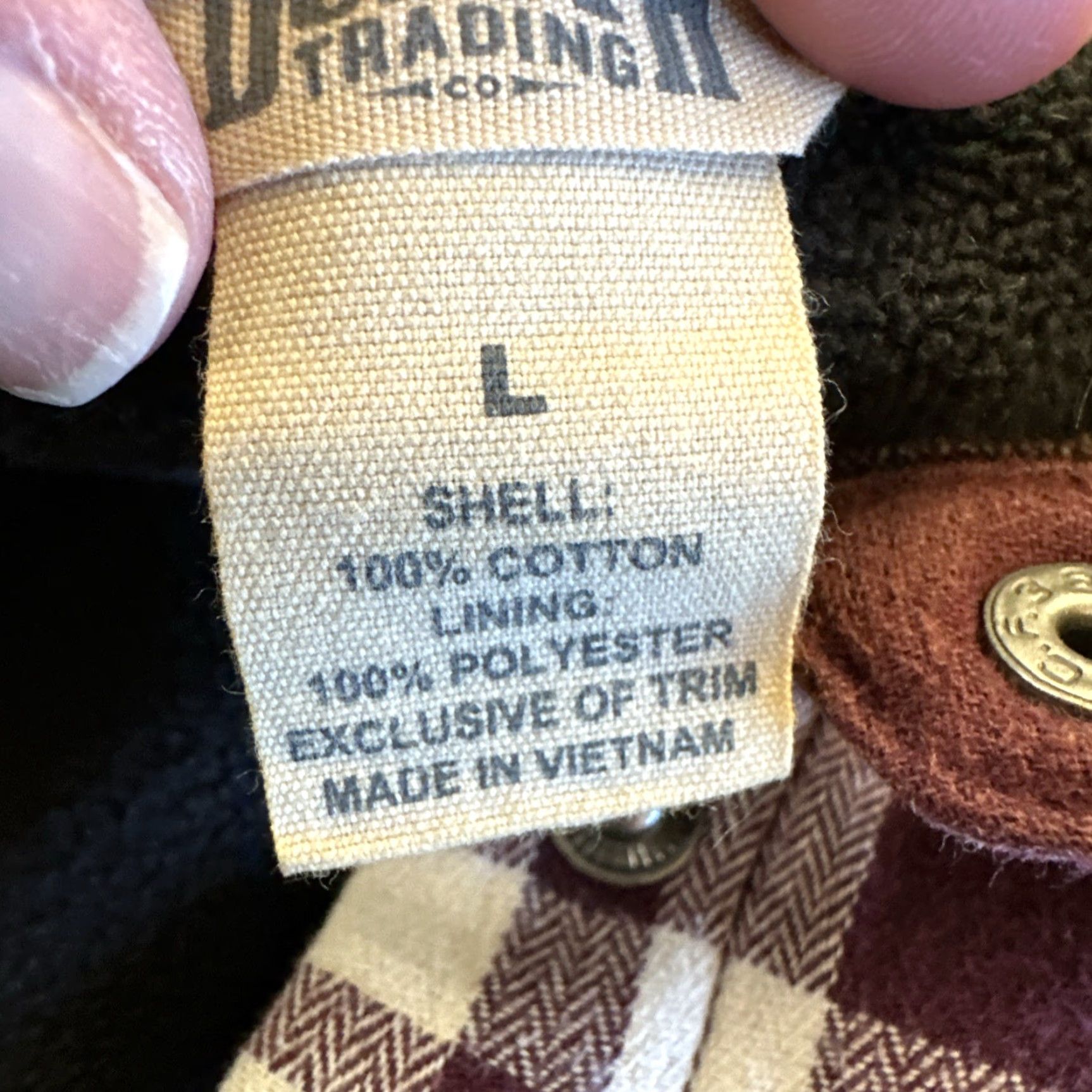 Vintage Duluth Shacket Women L Plaid Flannel Shirt Jacket Burgundy Lined Polyester Snap Collared Pockets Casual Workwear Logo Vintage No Size L / US 10 / IT 46 - 7 Thumbnail