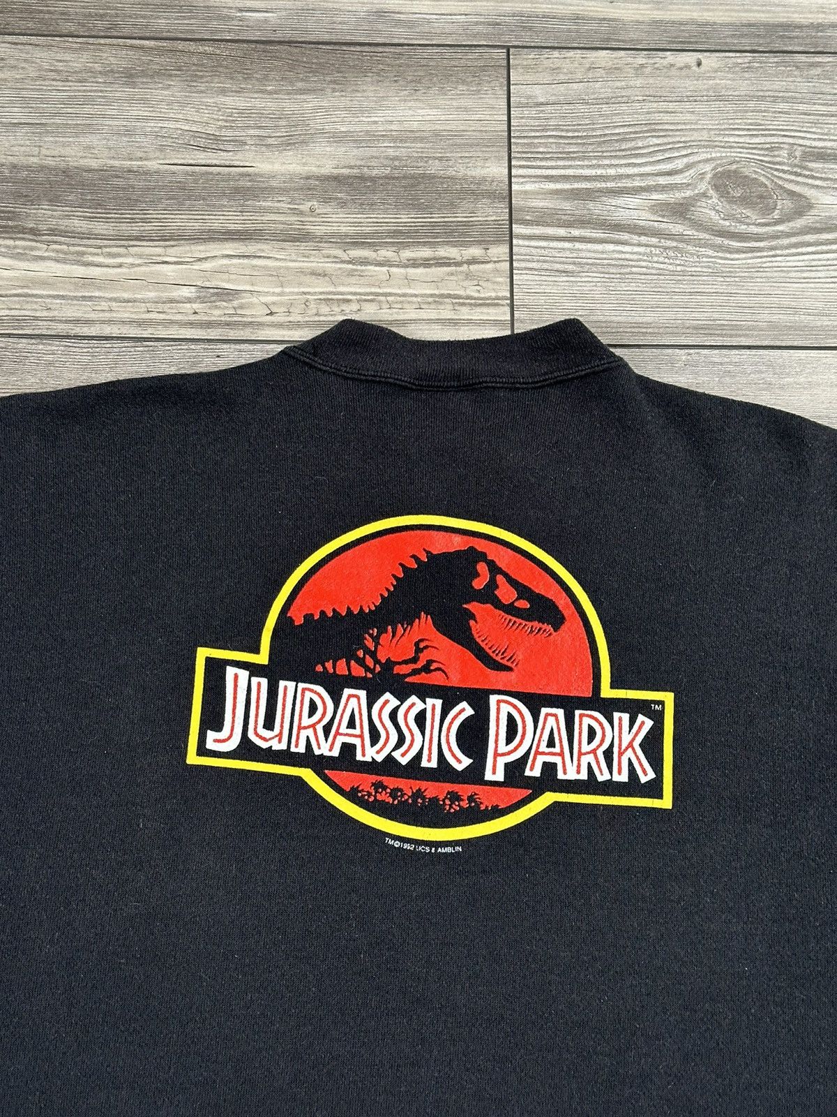 Tultex Vintage 90’s Jurassic Park Movie Promo Crewneck Size US L / EU 52-54 / 3 - 4 Thumbnail