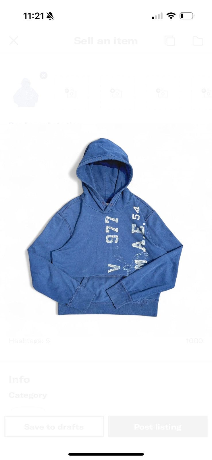 American Eagle Outfitters 00s Vintage American Eagle Hoodie Size US M / EU 48-50 / 2 - 1 Preview