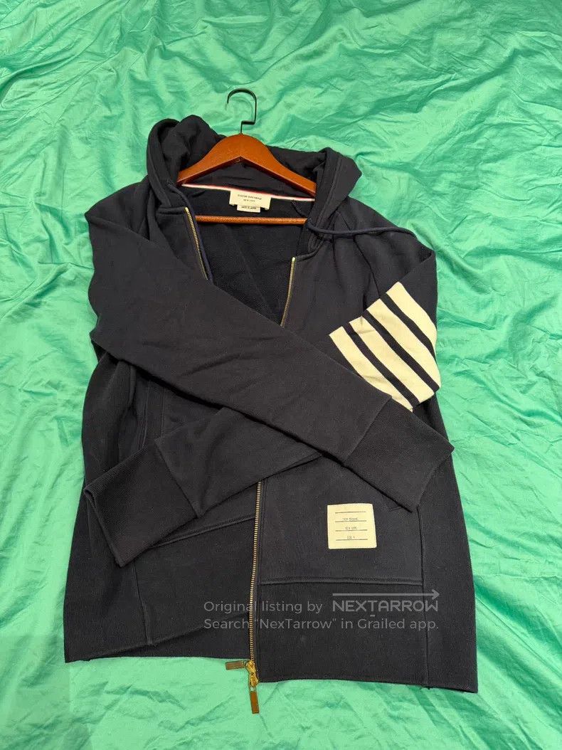 Thom Browne Thom Browne Black Hooded Sweatshirt Size US XL / EU 56 / 4 - 1 Thumbnail