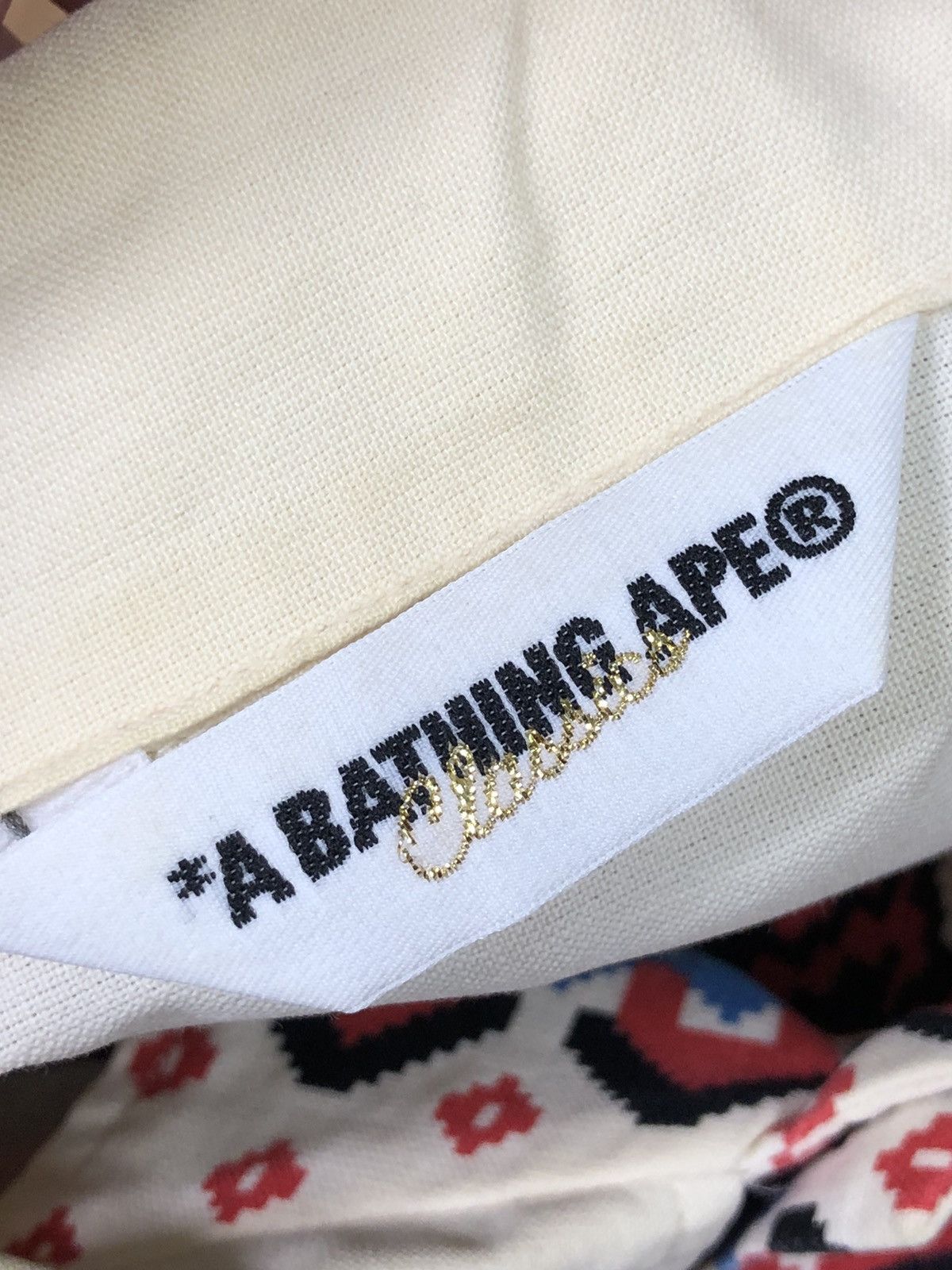 Bape RARE🔥BAPE CLASSIC NAVAJO CODE NATIVE BUTTON UPS Size S / US 4 / IT 40 - 12 Thumbnail