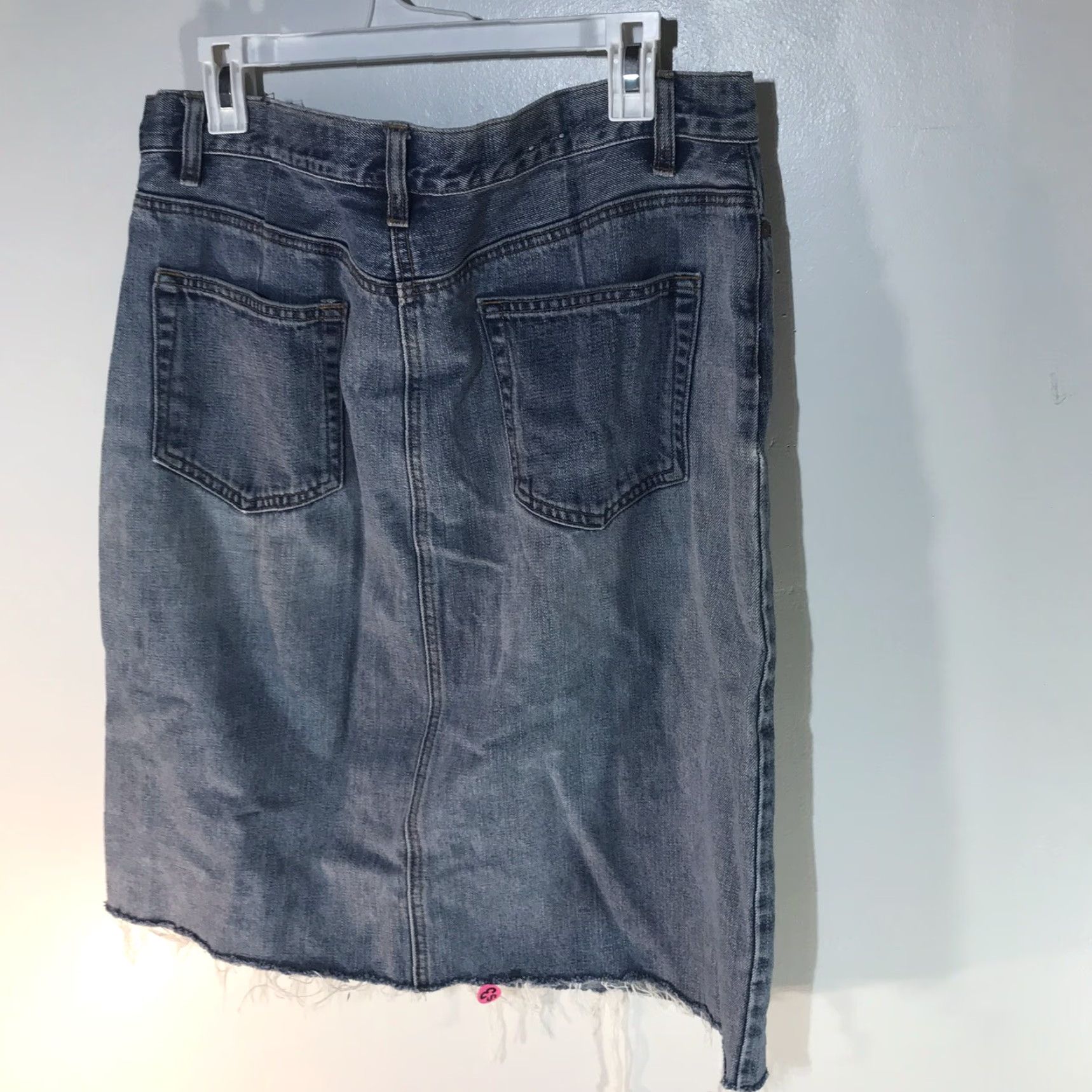 Gap Gap Women's Midi Denim Skirt Size 14 Blue Straight Pencil Casual Summer 90s Size 36" / US 14 / IT 50 - 4 Thumbnail