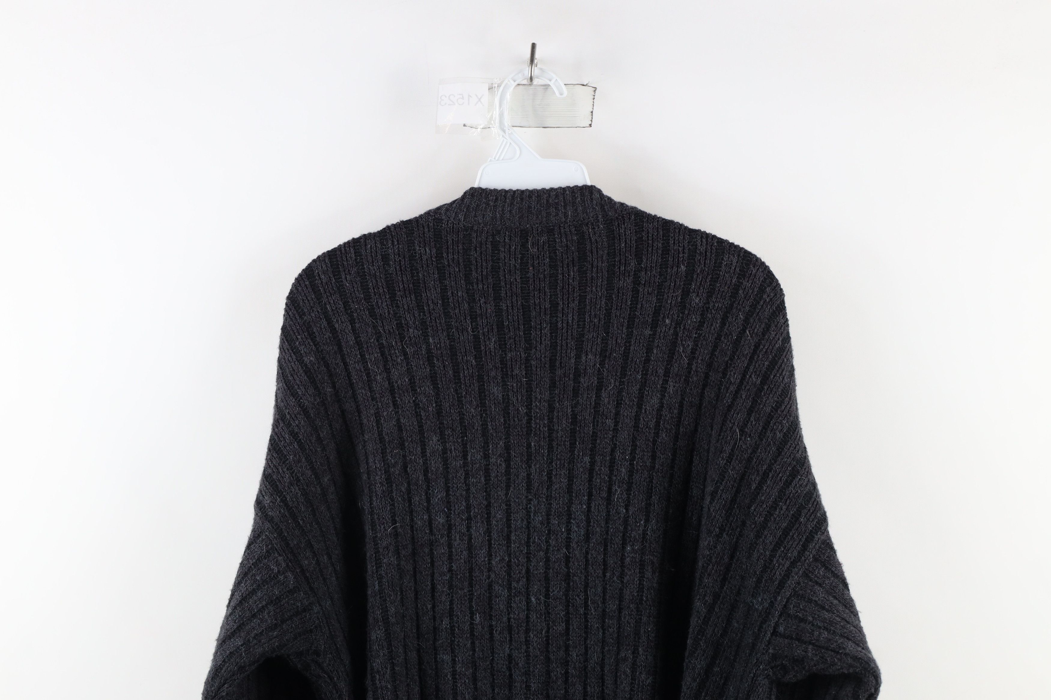 Vintage Vintage 90s Streetwear Chunky Ribbed Knit Cardigan Sweater Size US M / EU 48-50 / 2 - 7 Thumbnail
