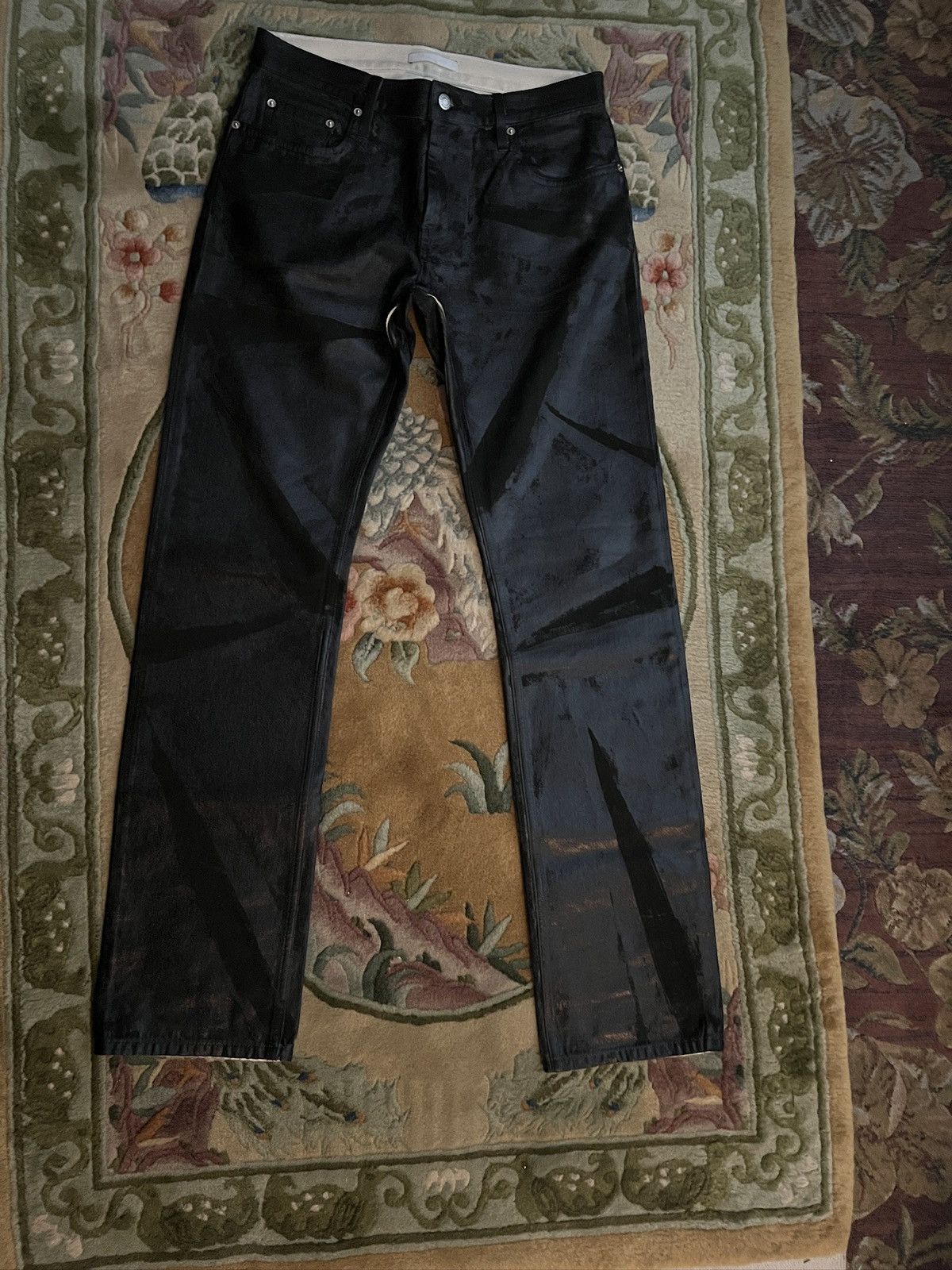 Helmut Lang Helmut Lang Foiled Jeans Size US 30 / EU 46 - 8 Thumbnail