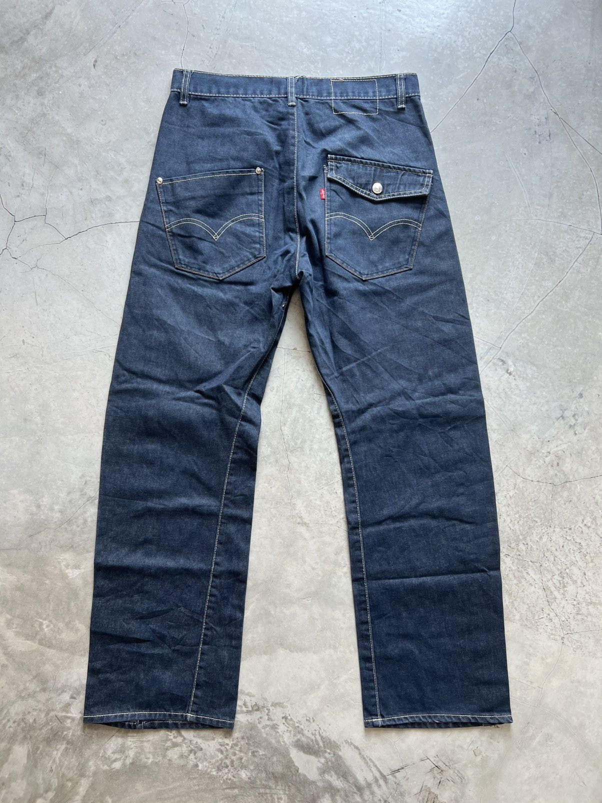 Levi's Vintage Levis Engineered Twisted Jeans Tag W30 Actual 31x29 Size US 34 / EU 50 - 7 Thumbnail