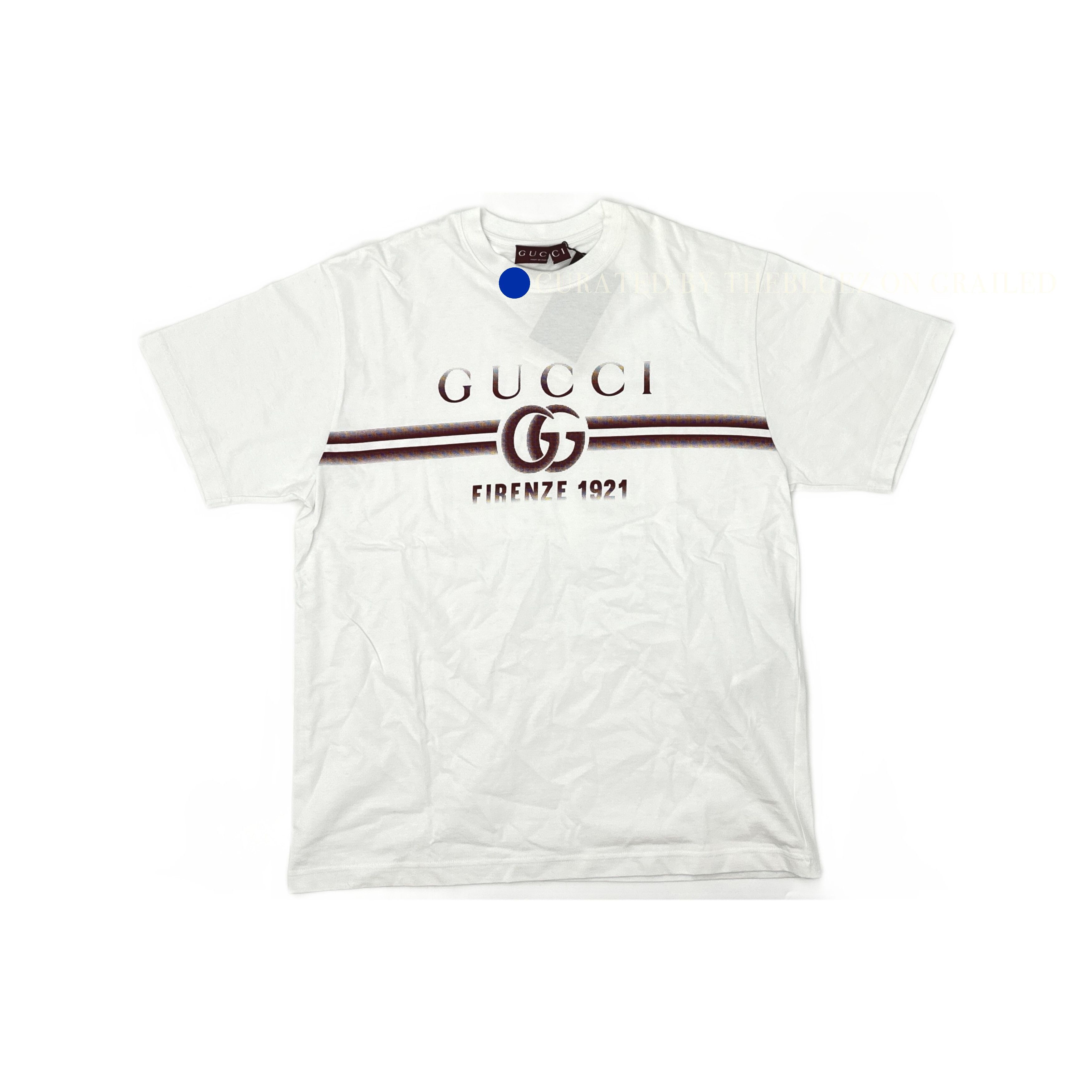 Gucci Classic Logo T-Shirt in White Size US L / EU 52-54 / 3 - 1 Thumbnail