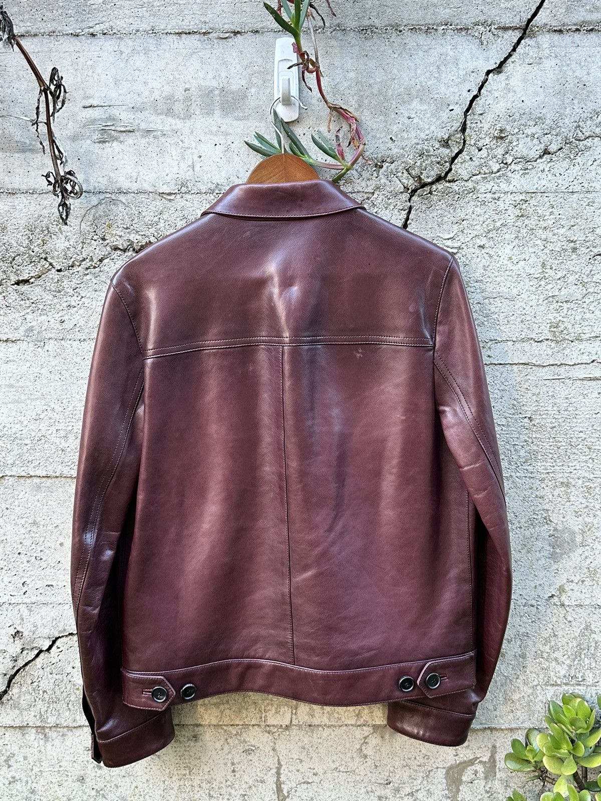 Prada RARE GRAIL Prada luxurious dyed leather jacket Size US M / EU 48-50 / 2 - 4 Thumbnail