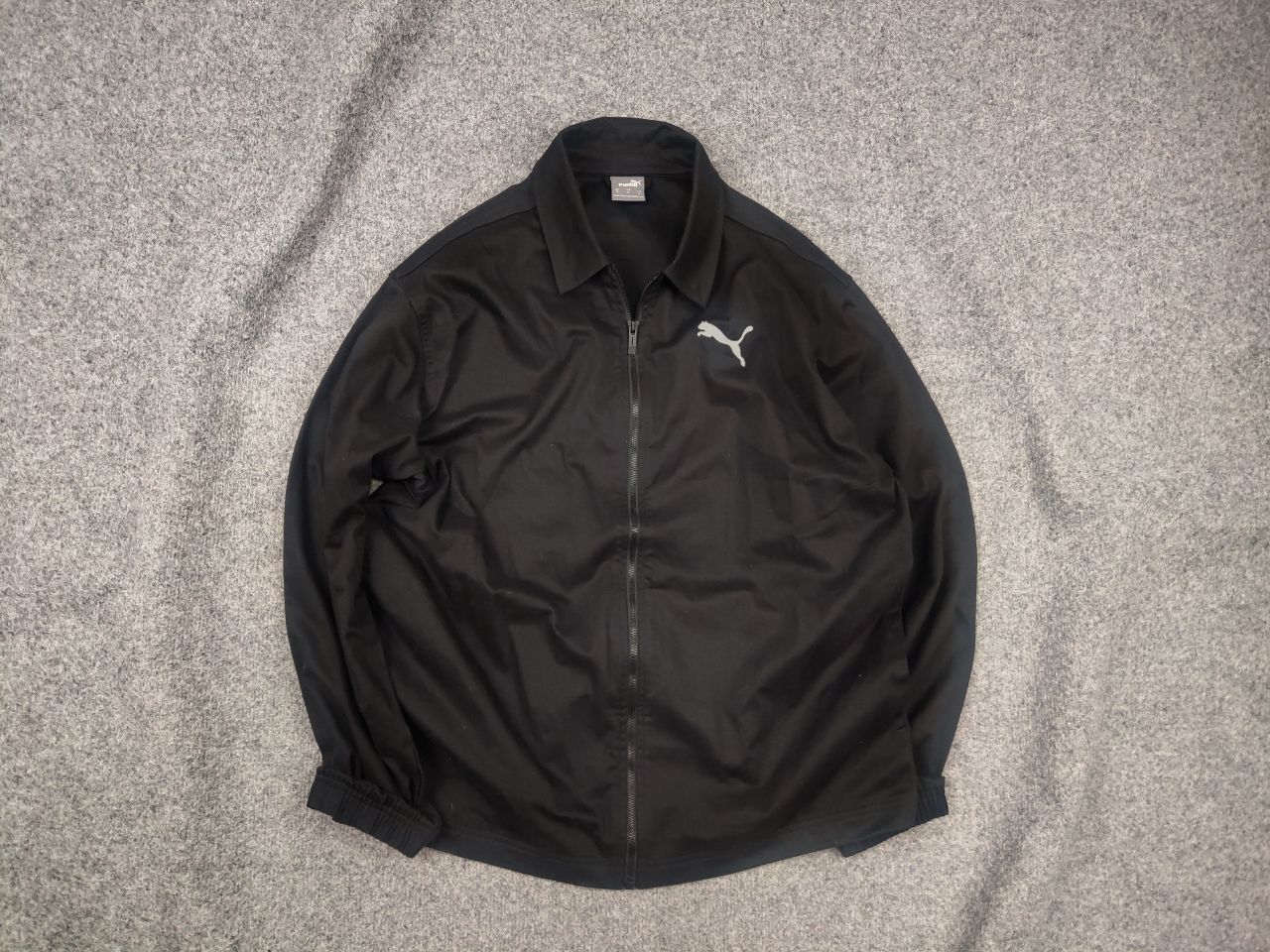Puma Puma Wardrobe ESS Relaxed Retro Bomber Black Zip Jacket Size US M / EU 48-50 / 2 - 1 Thumbnail