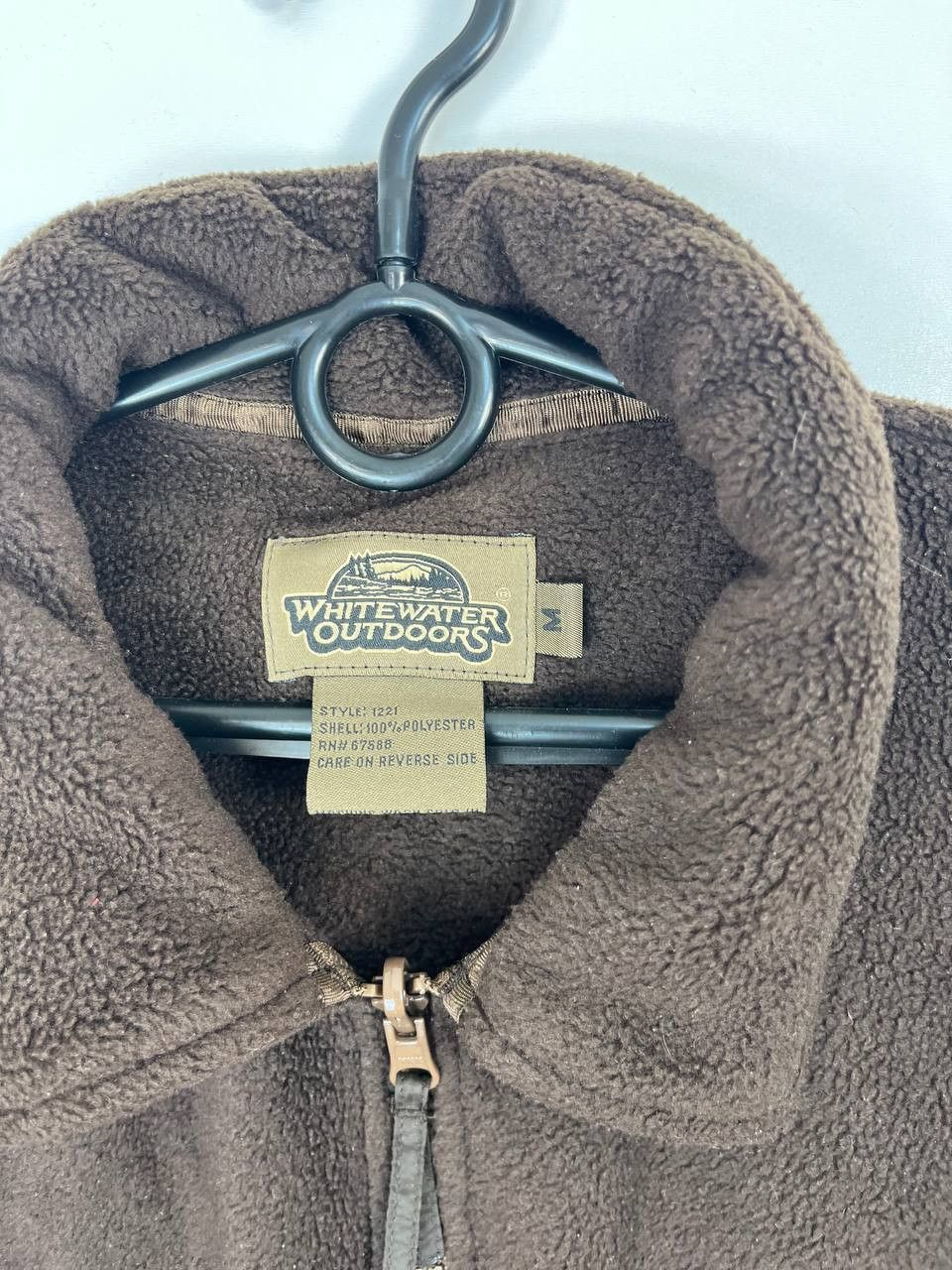 Other Whitewater Outdoors Brown Fleece Jacket Full Zip Outdoor M Size US M / EU 48-50 / 2 - 3 Thumbnail