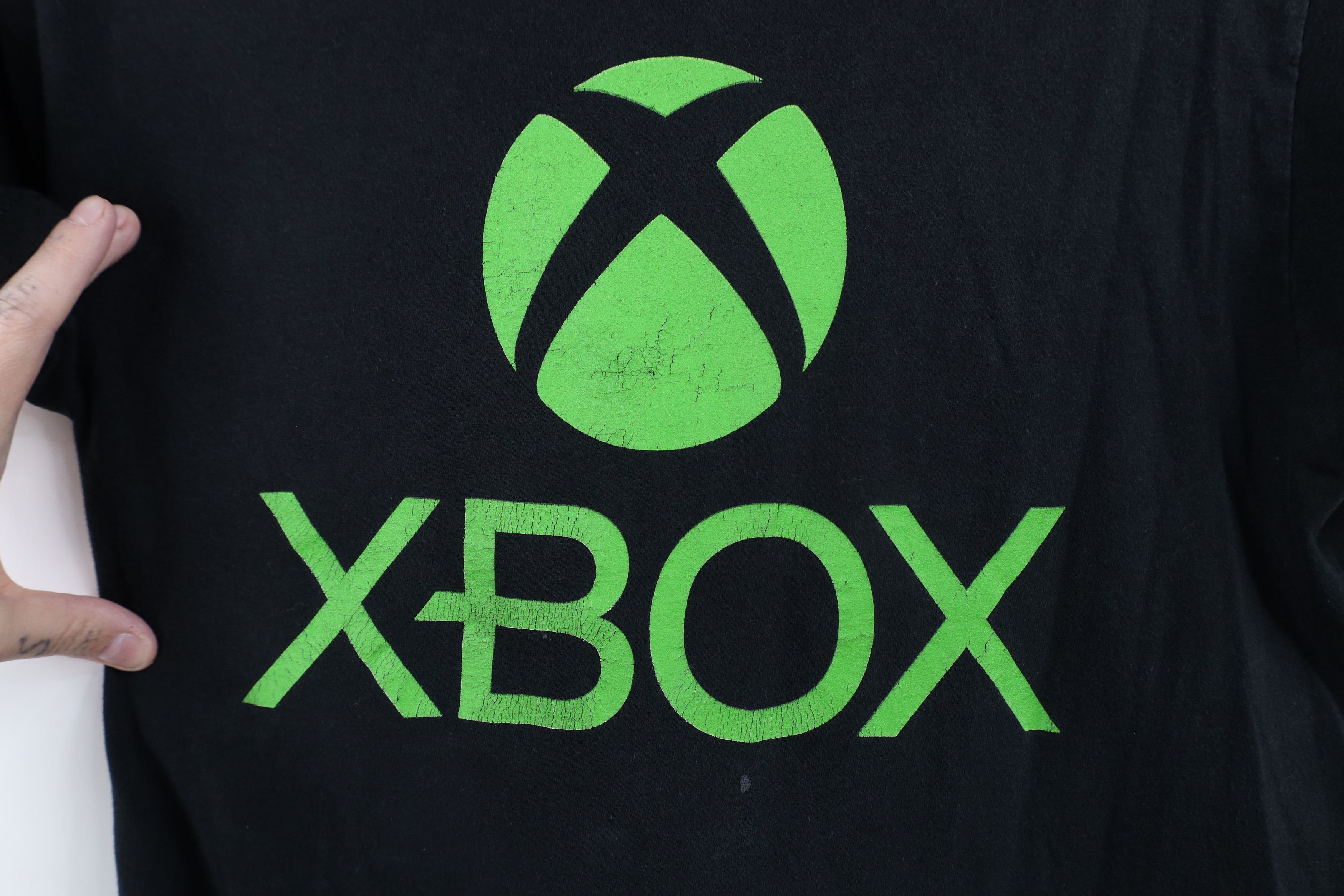 Vintage Vintage Y2K Microsoft Xbox Spell Out Gamer Game T-Shirt Size US S / EU 44-46 / 1 - 4 Thumbnail