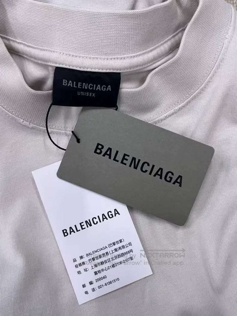 Balenciaga Balenciaga Emblem print round neck loose short-sleeve T-sh Size US XS / EU 42 / 0 - 5 Thumbnail