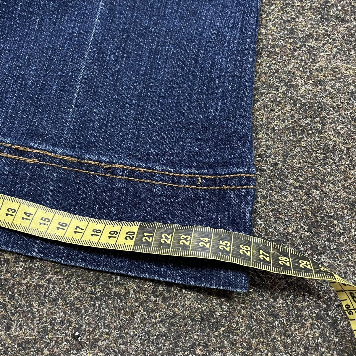 Vintage Vintage Y2K Baggy Wide Leg Flared Jeans Streetwear Logo 32 Size 32" / US 10 / IT 46 - 8 Thumbnail