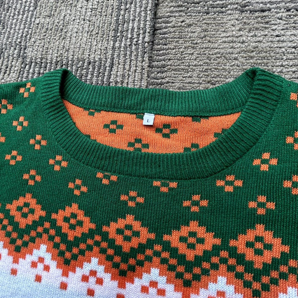 NCAA Miami Hurricanes Dyme Lyfe knitted Christmas Sweater Size US L / EU 52-54 / 3 - 4 Thumbnail