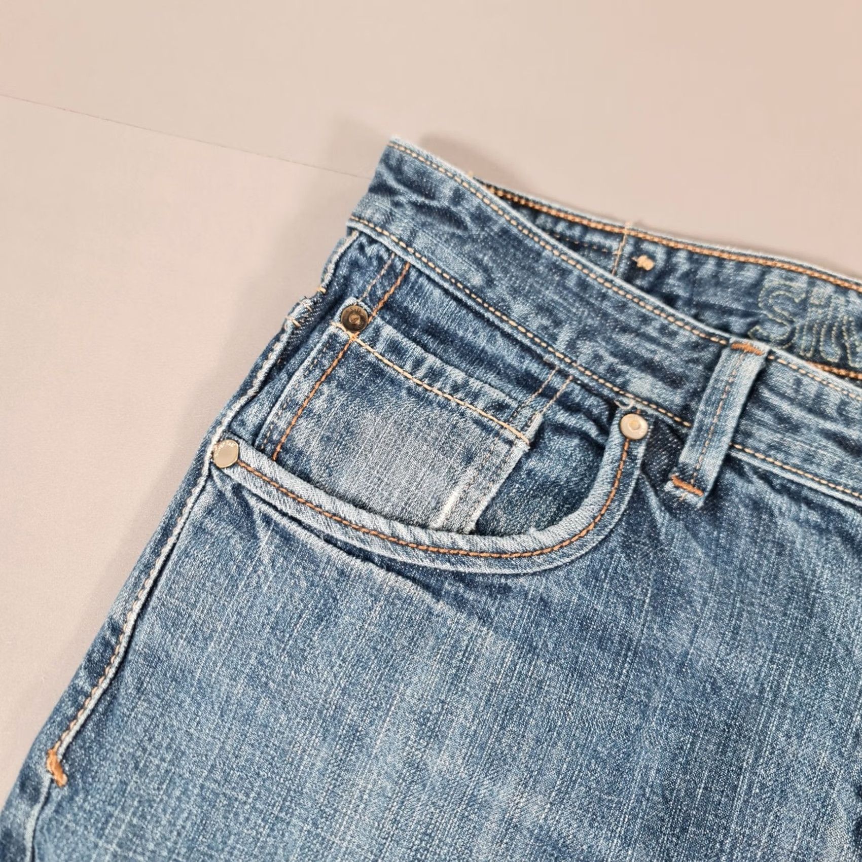 Levi's VINTAGE Levi's Silvertab Bootcut Jeans Blue Denim W36 L32 Men Regular 5-Pocket Zip Fly Distressed 100% Cotton Jeans Mens Back to Y2K Size US 36 / EU 52 - 3 Thumbnail
