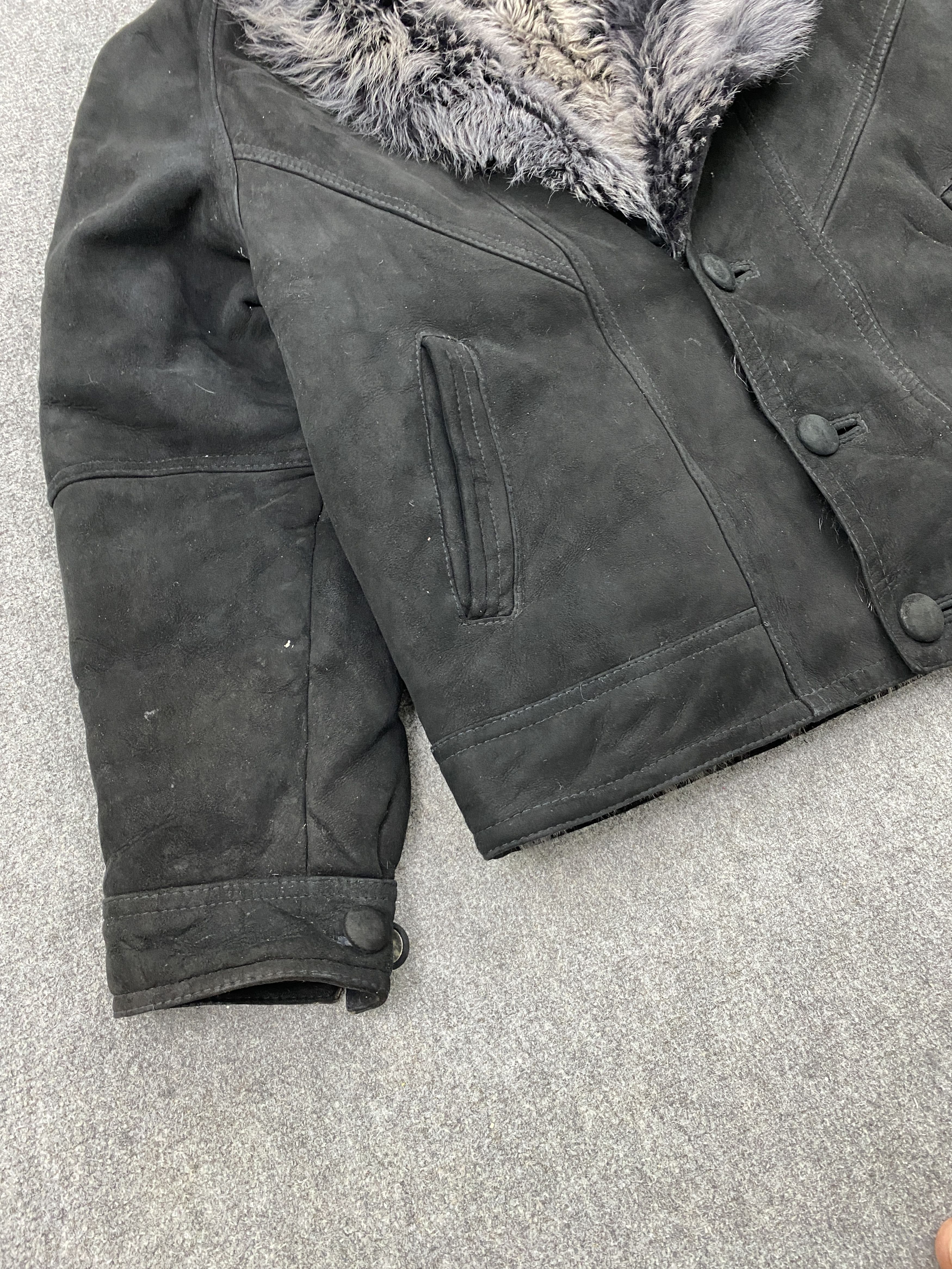 If Six Was Nine Vintage Nino Cerruti Fur Suede Jacket MJ0082 Size US L / EU 52-54 / 3 - 11 Thumbnail