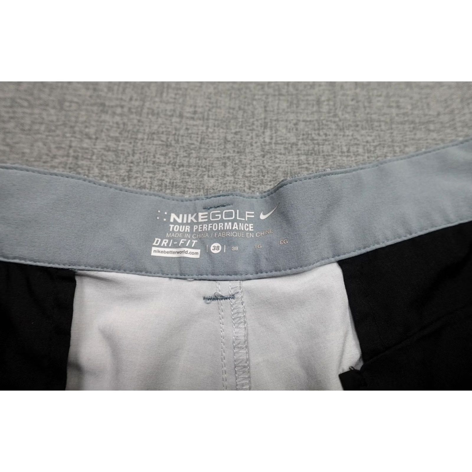 Nike Nike Golf Shorts Mens 38 Gray Plaid Chino Dri-FIT Lightweight Stretch Shorts Size US 38 / EU 54 - 7 Thumbnail