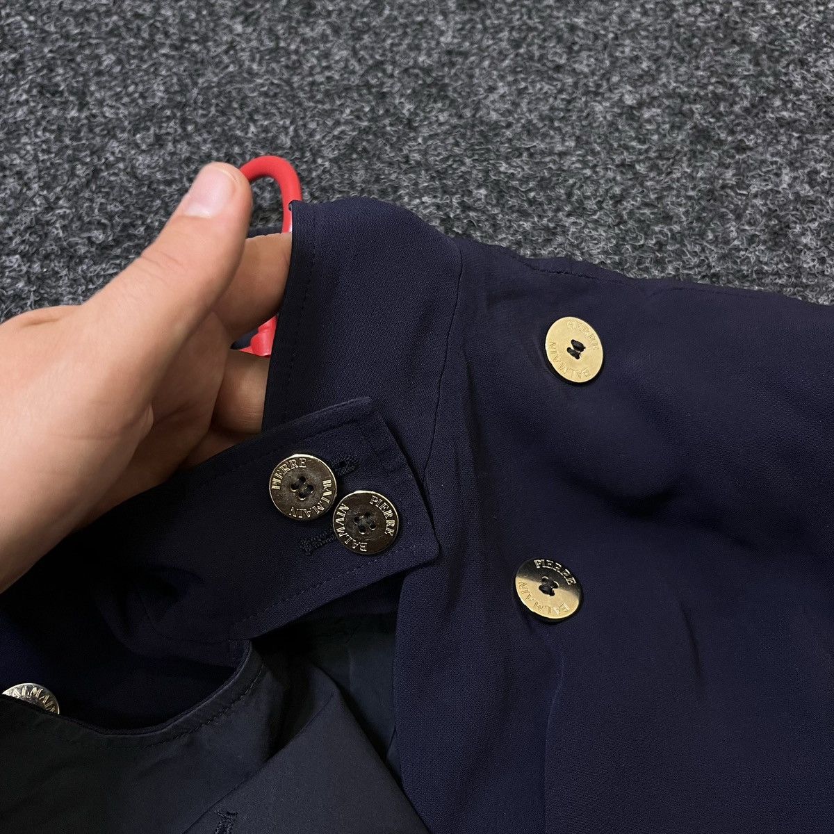 Pierre Balmain Pierre Balmain Coat Navy Jacket blazer Size M / US 6-8 / IT 42-44 - 7 Thumbnail