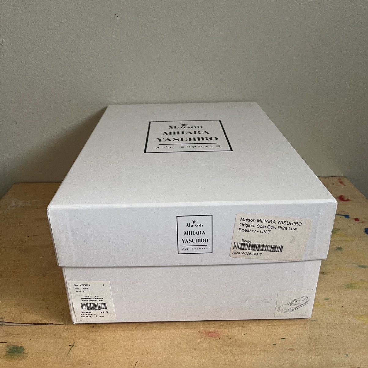 Maison MIHARA YASUHIRO Cow Print Baker Low Shoe Size US 8 / EU 41 - 13 Thumbnail