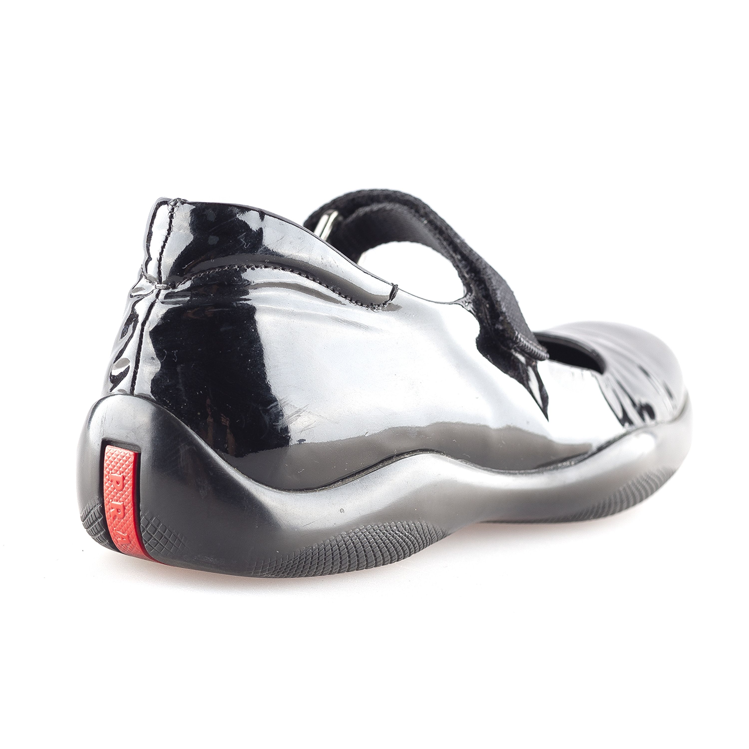 Prada Prada Vintage Black Patent Leather Ballerinas (37 EU) Size US 6 / IT 36 - 4 Thumbnail