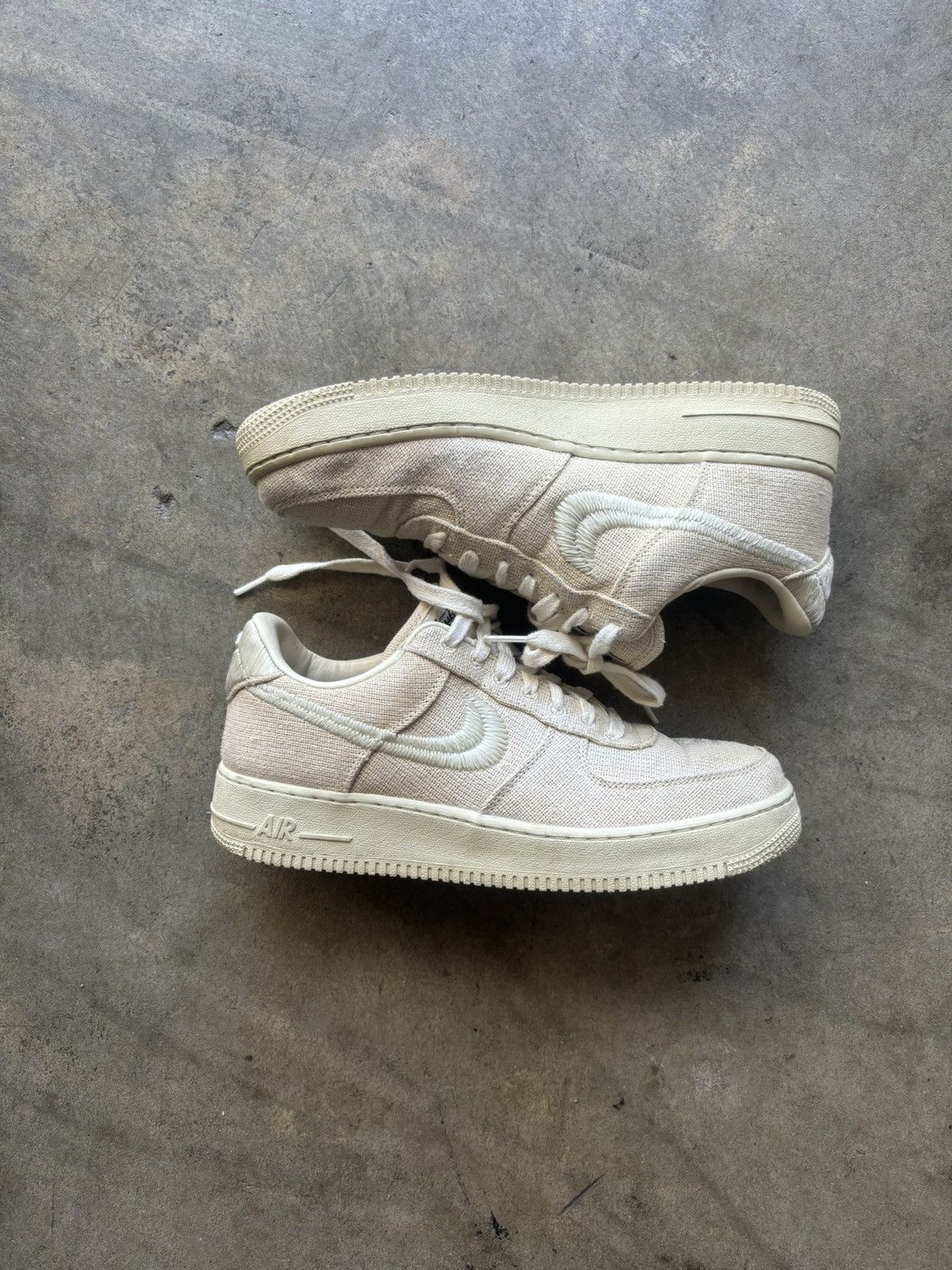 Nike Air Force 1 Fossil Stussy | Grailed