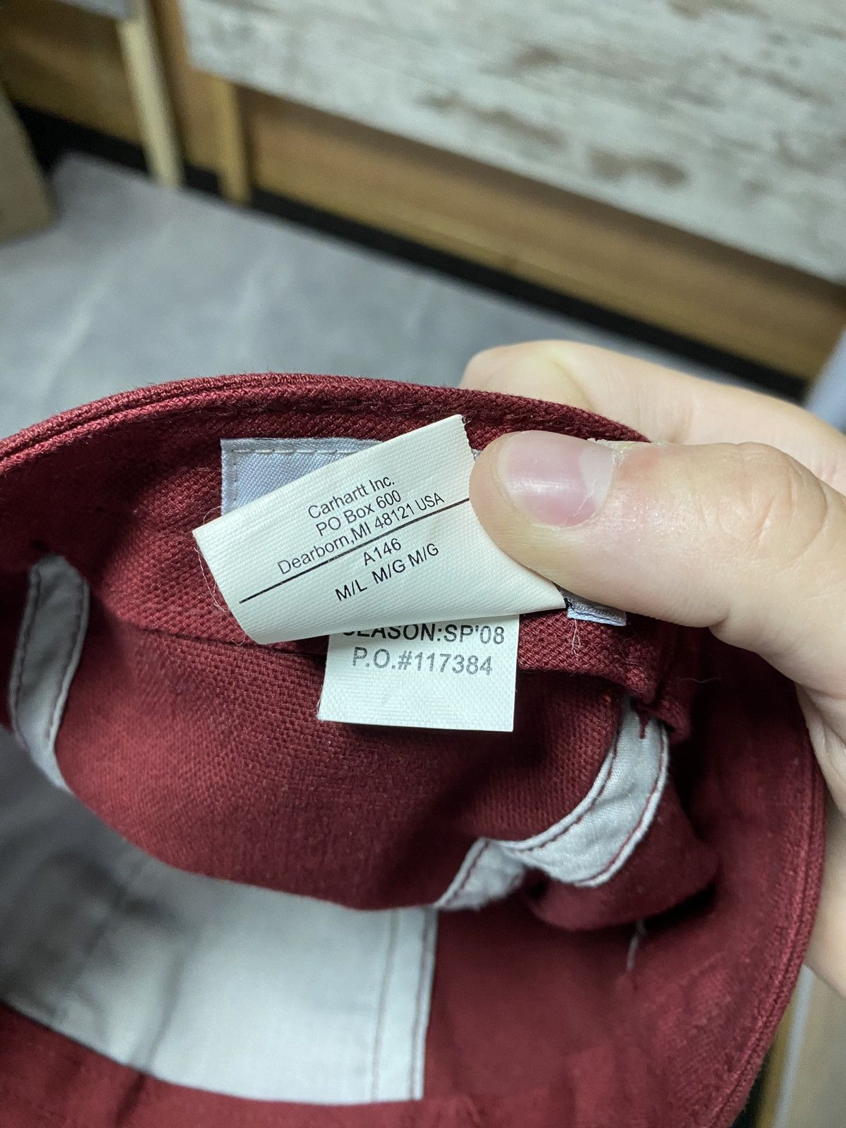 Carhartt Vintage Carhartt Fitted Cap No Closure One Size Hat Size ONE SIZE - 5 Thumbnail