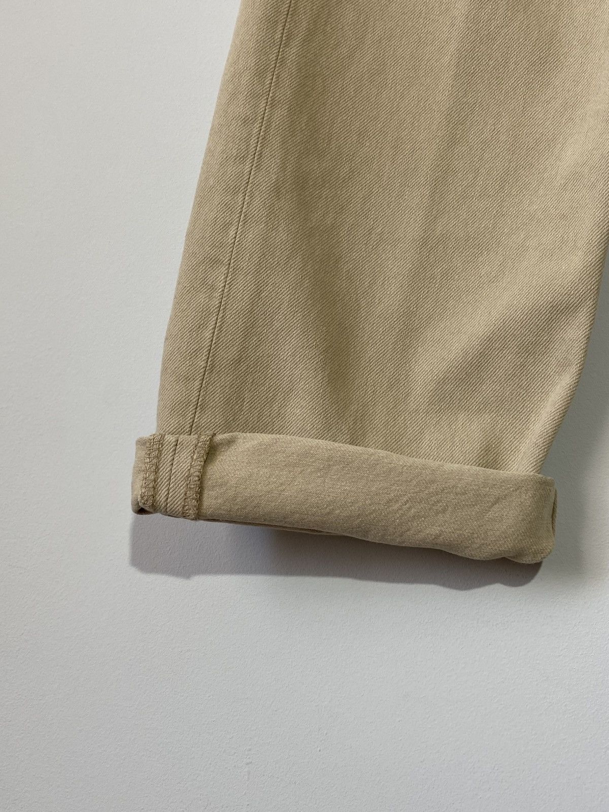 Levi's 90s Vintage Levis 501 34х30 Beige Denim Jeans Size US 34 / EU 50 - 10 Thumbnail
