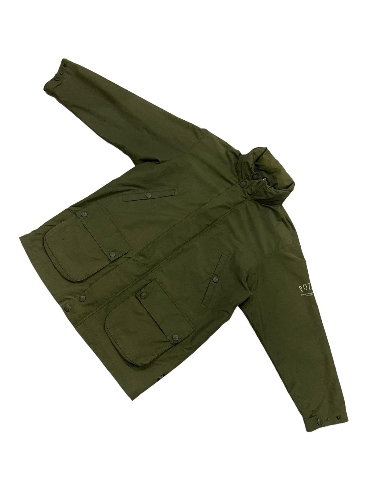Polo Ralph Lauren × RRL Ralph Lauren Vintage Y2k POLO Ralph Lauren Multi-Pocket Parka Jacket Size US L / EU 52-54 / 3 - 2 Thumbnail