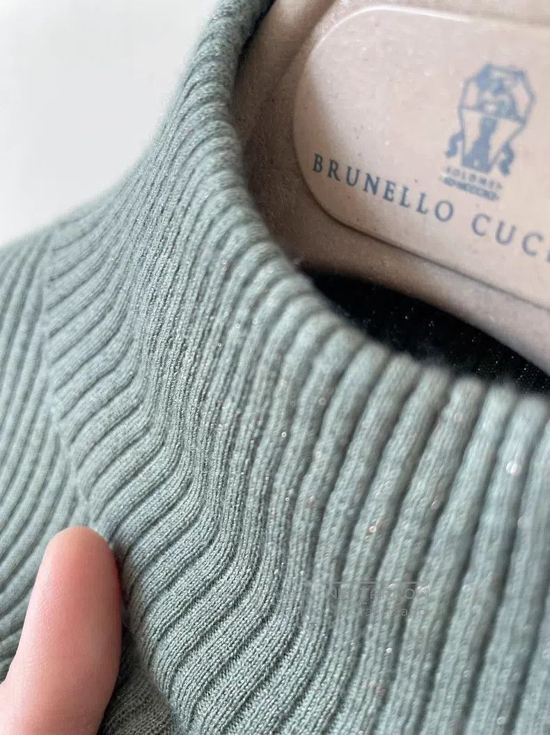 Brunello Cucinelli Brunello Cucinelli Matcha green fully rose gold sequined c Size M / US 6-8 / IT 42-44 - 5 Thumbnail