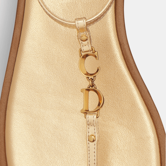 Dior o1w1db10725 KCO026 Thong Sandals in Gold Size US 10 / IT 40 - 4 Thumbnail