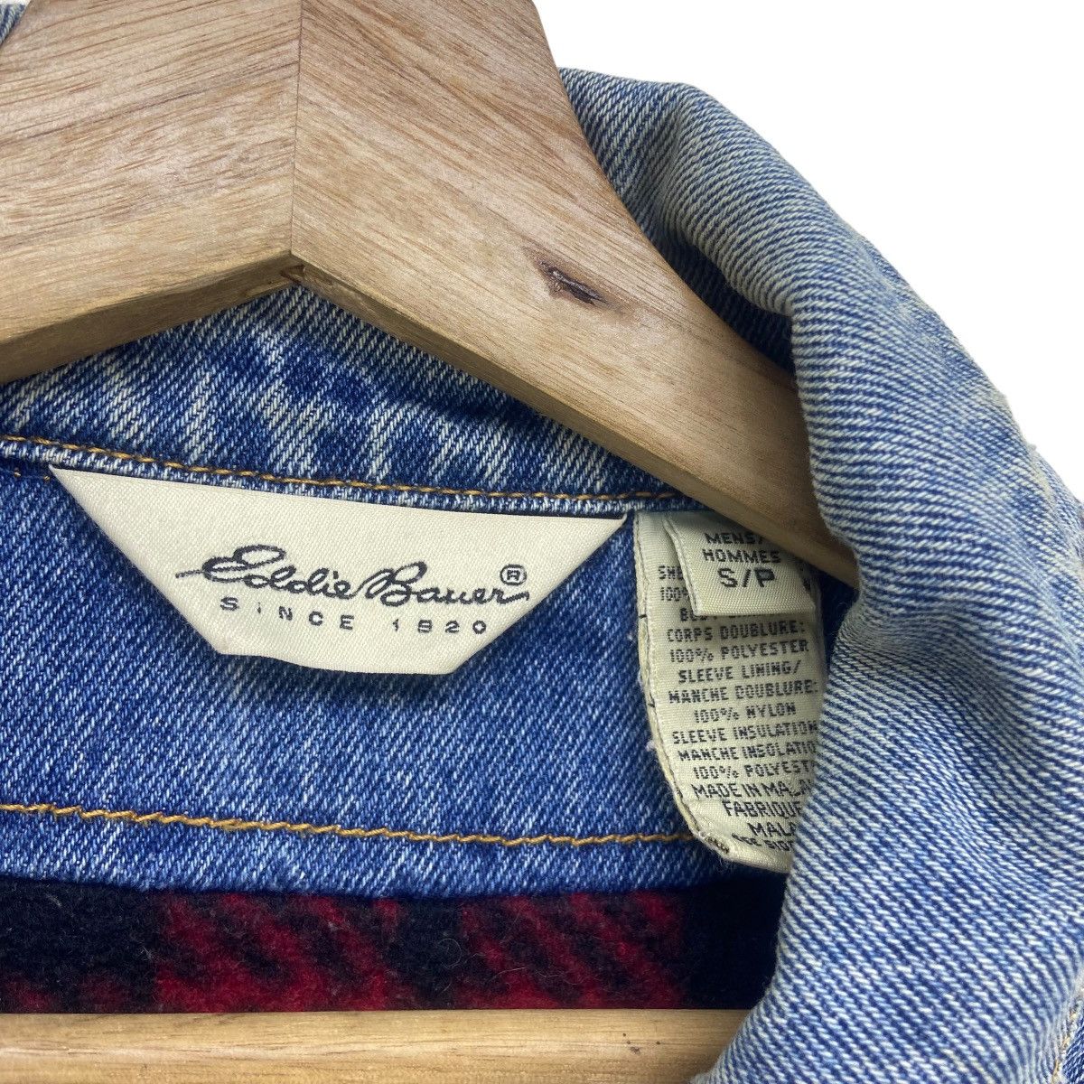 Eddie Bauer Vintage Eddie Bauer Trucker Denim Jacket Size US M / EU 48-50 / 2 - 21 Thumbnail