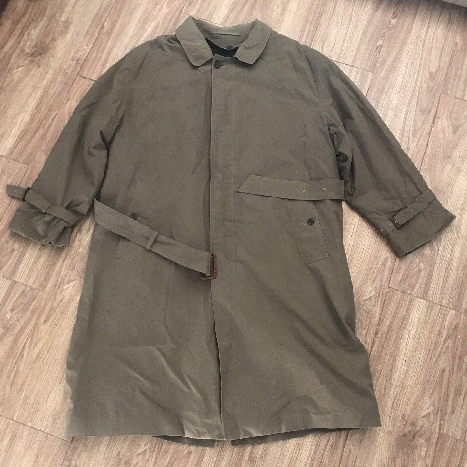 Burberry Burberry's Trench Coat NOVA CHECK VINTAGE overcoat KHAKI Size US L / EU 52-54 / 3 - 3 Thumbnail