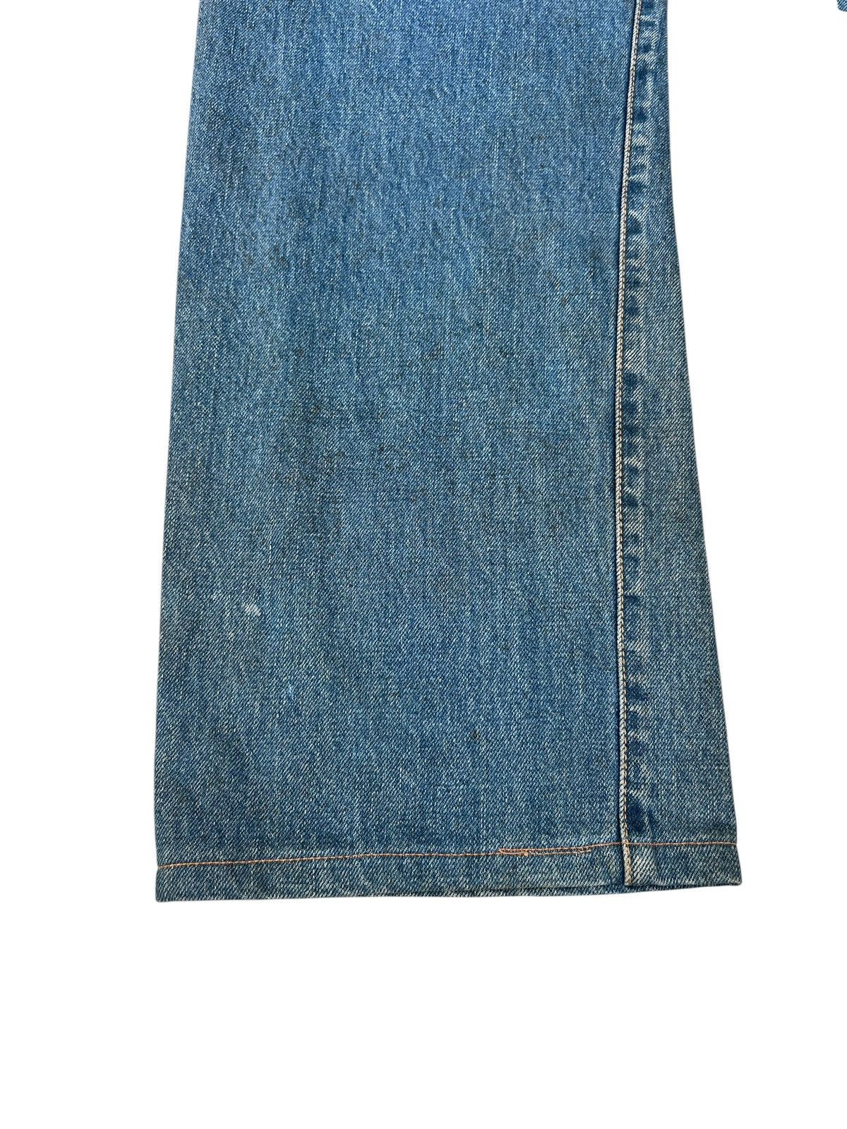Johnbull Vintage 90s Sewing Chop Johnbull Stain Denim Selvedge Jeans Size US 34 / EU 50 - 18 Thumbnail