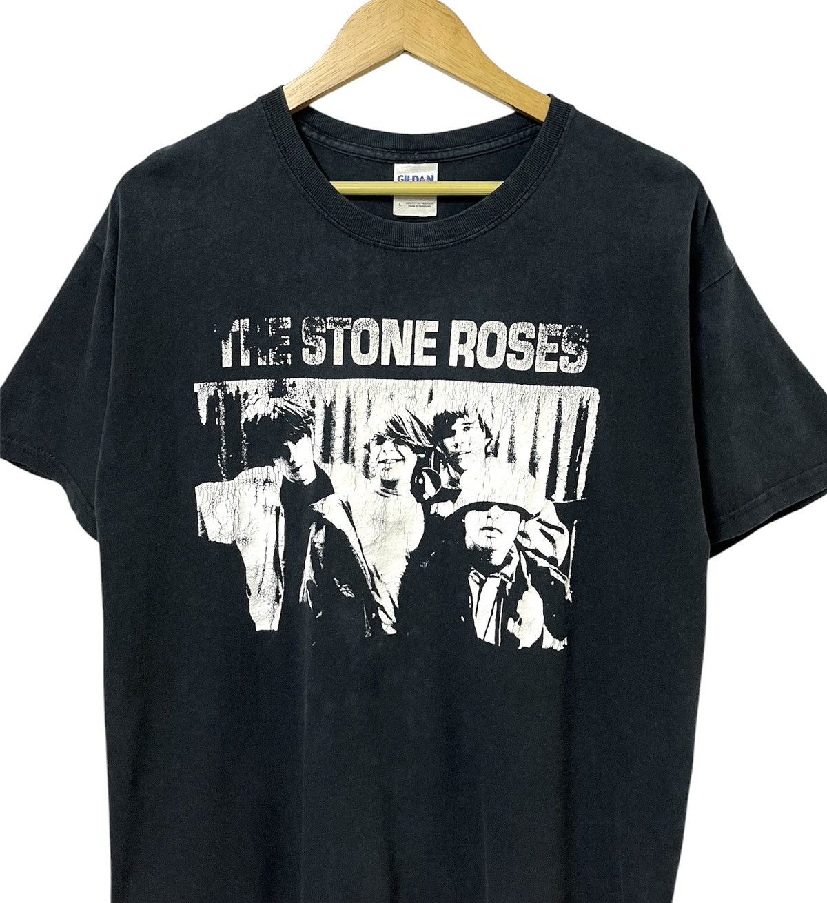 Band Tees × Vintage VINTAGE 00s THE STONE ROSES INDIE BRITPOP ROCK BAND TSHIRT Size US L / EU 52-54 / 3 - 6 Thumbnail